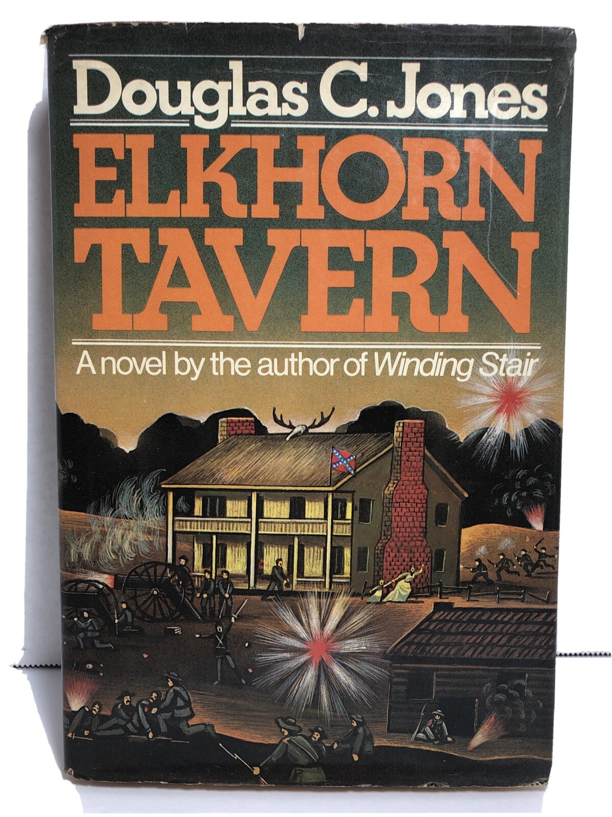 Elkhorn Tavern by Jones, Douglas C. Hardcover 1980 First Edition 310 pages w DJ