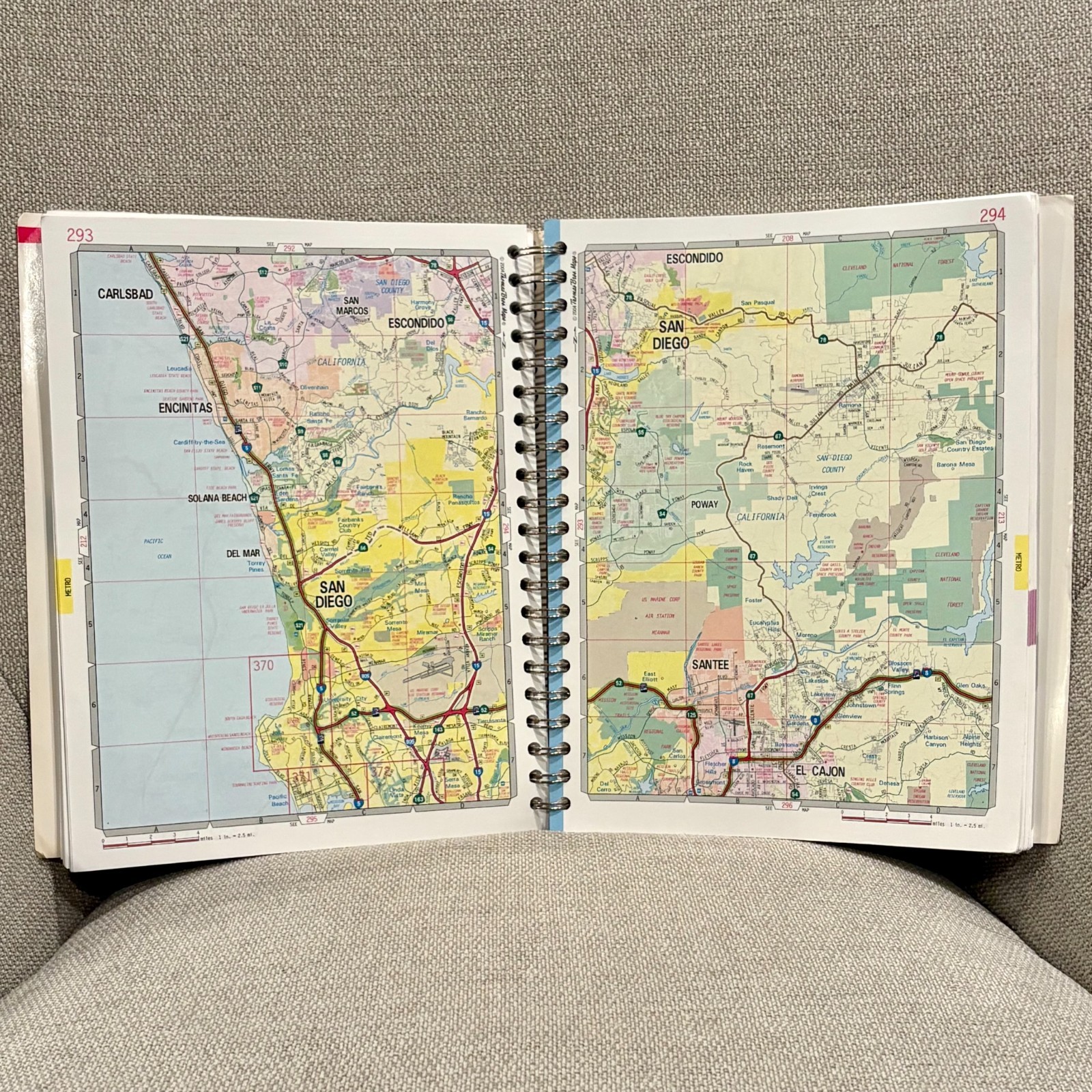 Thomas Guide California Road Atlas 22nd Ed Including Portions of Nevada Spiral
