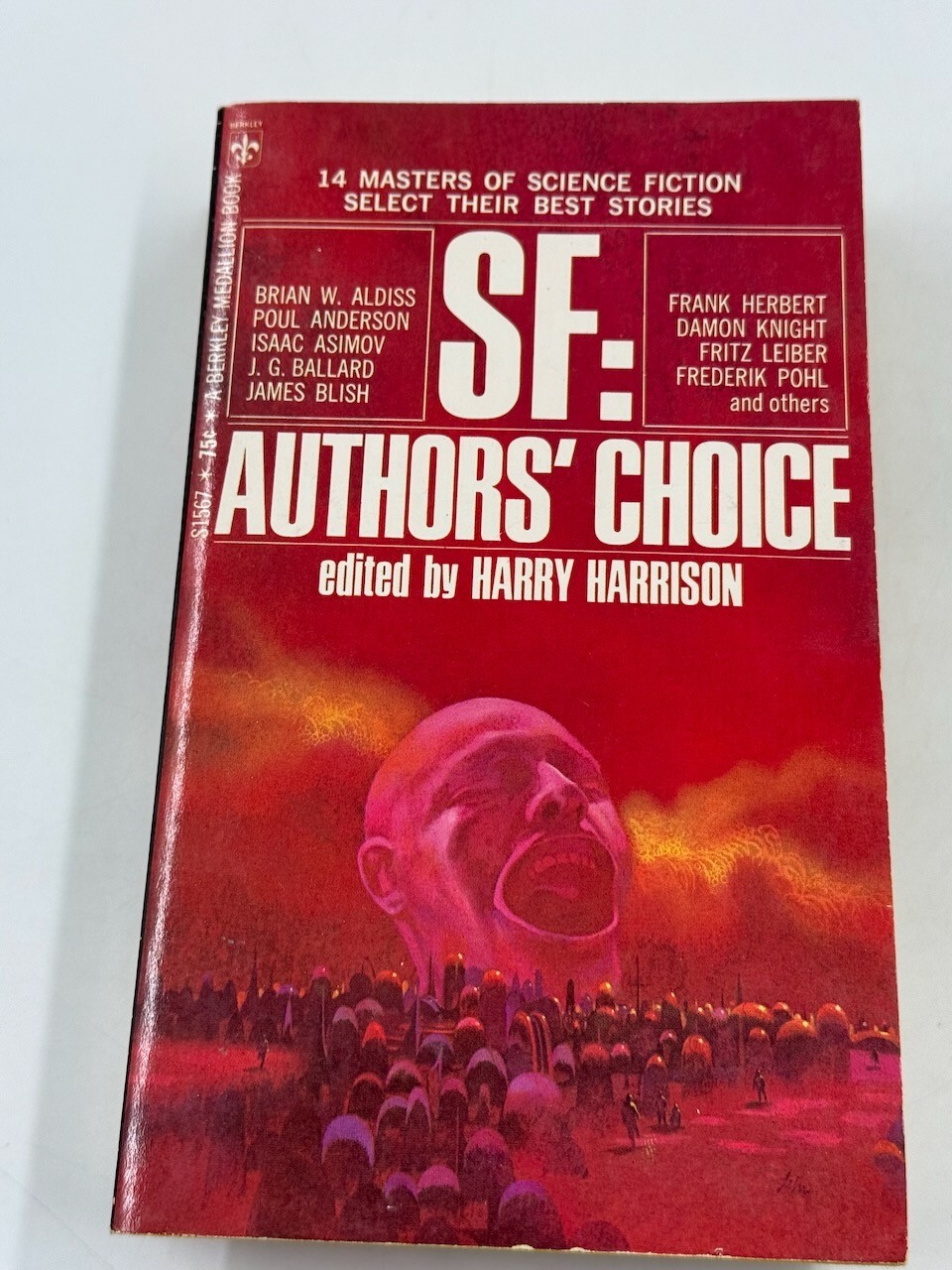 SF: Authors’ Choice 1-2, Ed. Harry Harrison, Berkley PB 6/68, 5/70