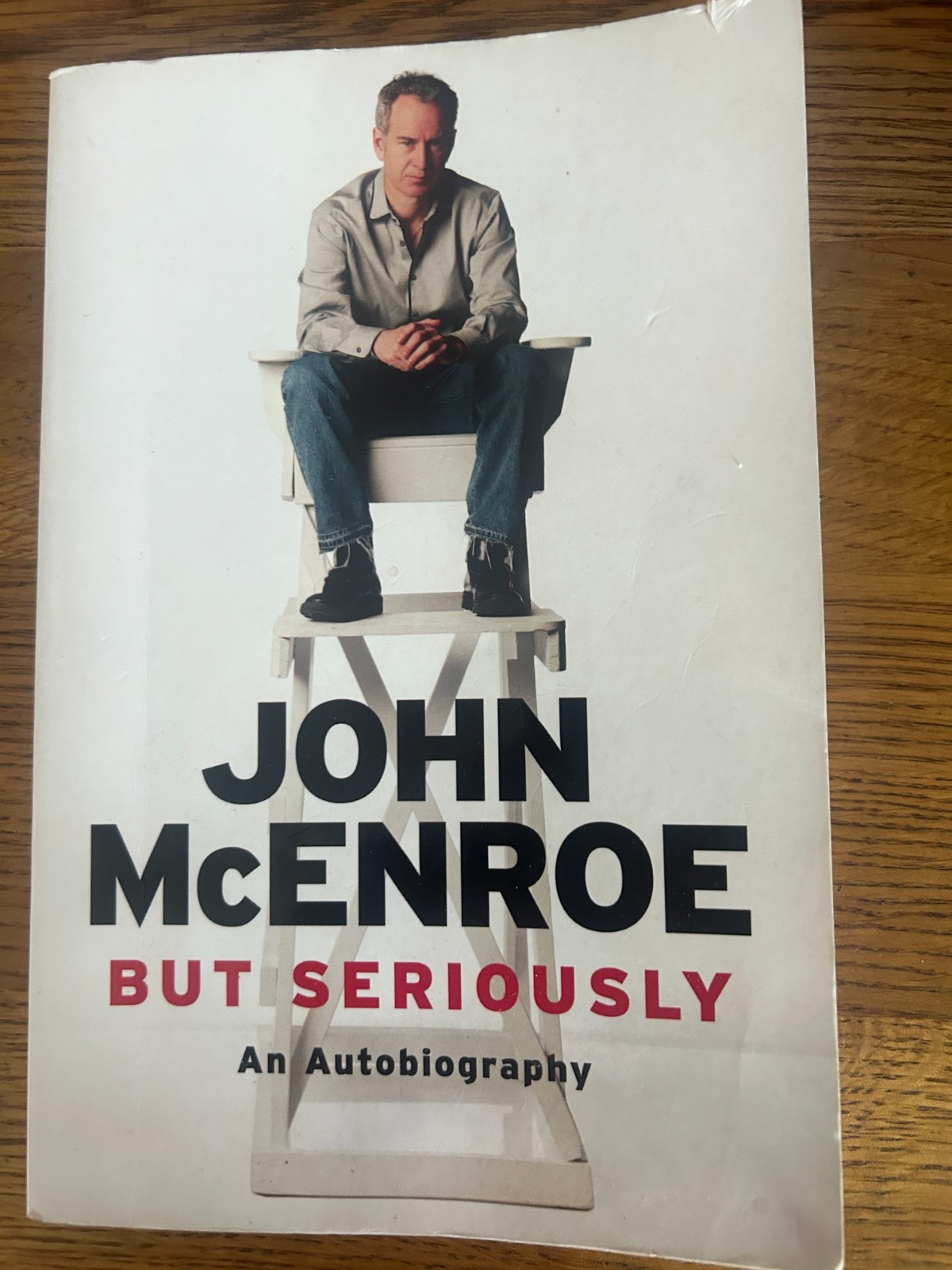 JOHN McENROE “Seriously” W & N (UK) PB Great photo gallery TENNIS 274 Pages