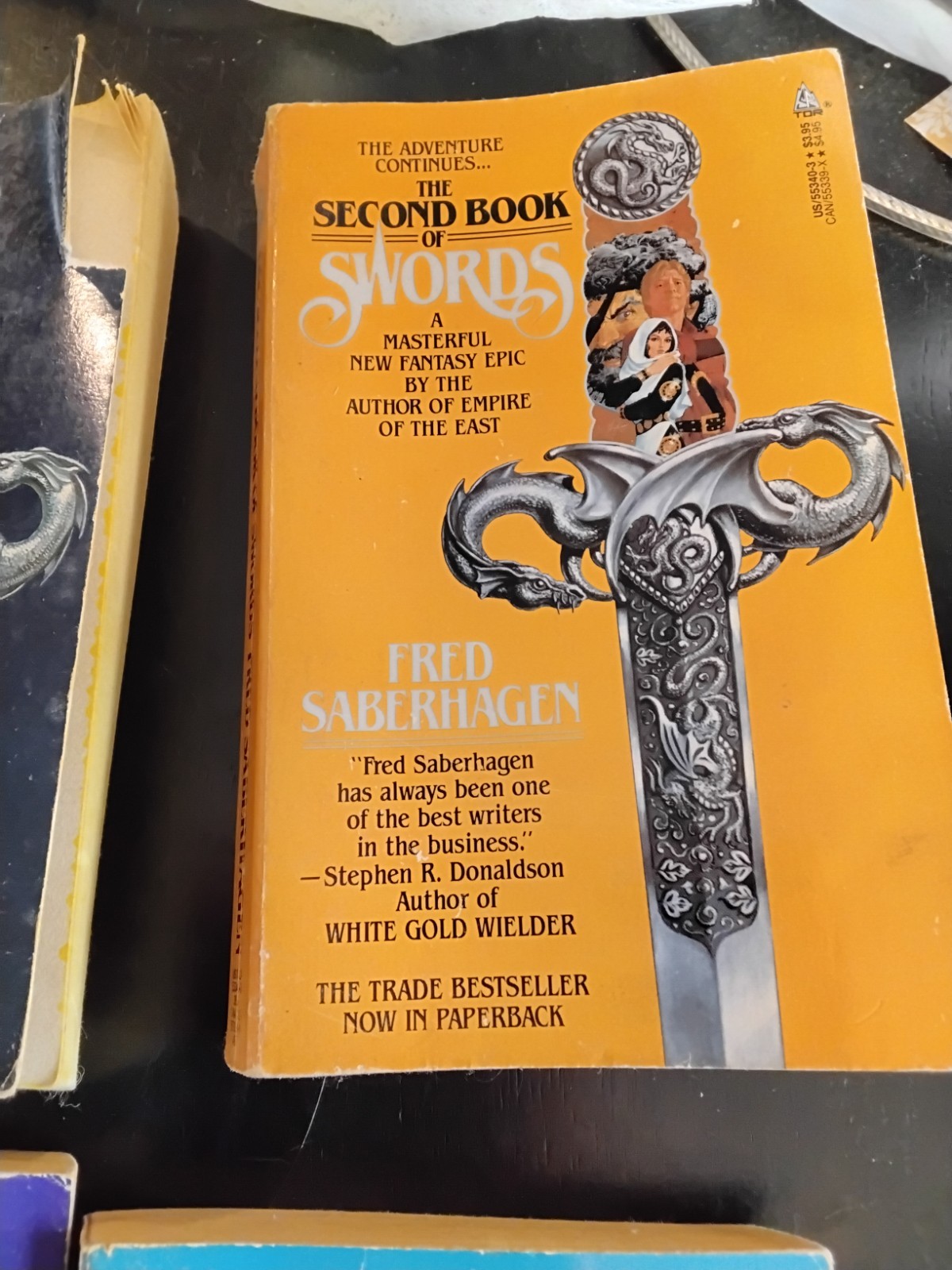 Fred Saberhagen Book Lot Eight Paperbacks Lost Swords, Dominion, Swords