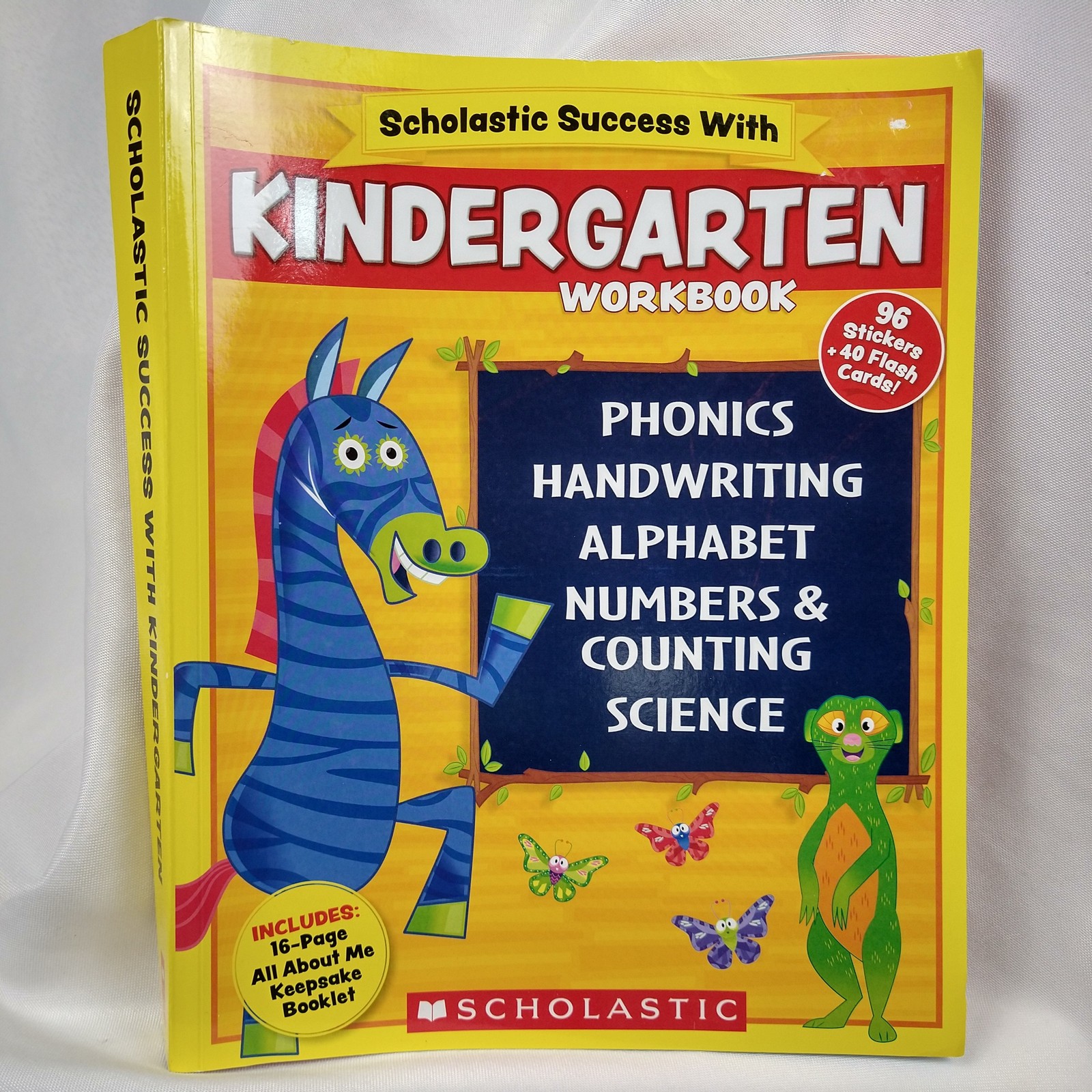 Scholastic Success With Kindergarten Workbook Phonics Handwriting Math Science