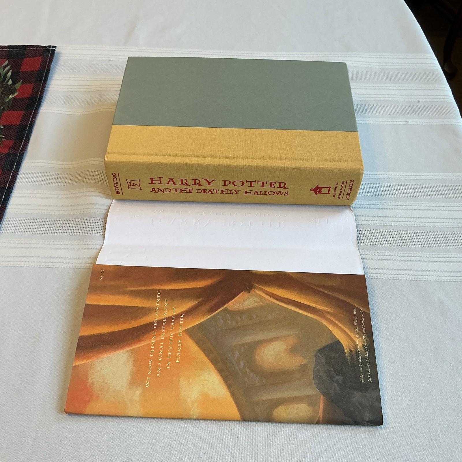 Harry Potter and the Deathly Hallows 1st Edition 2007 RARE Misprint 759 Pages
