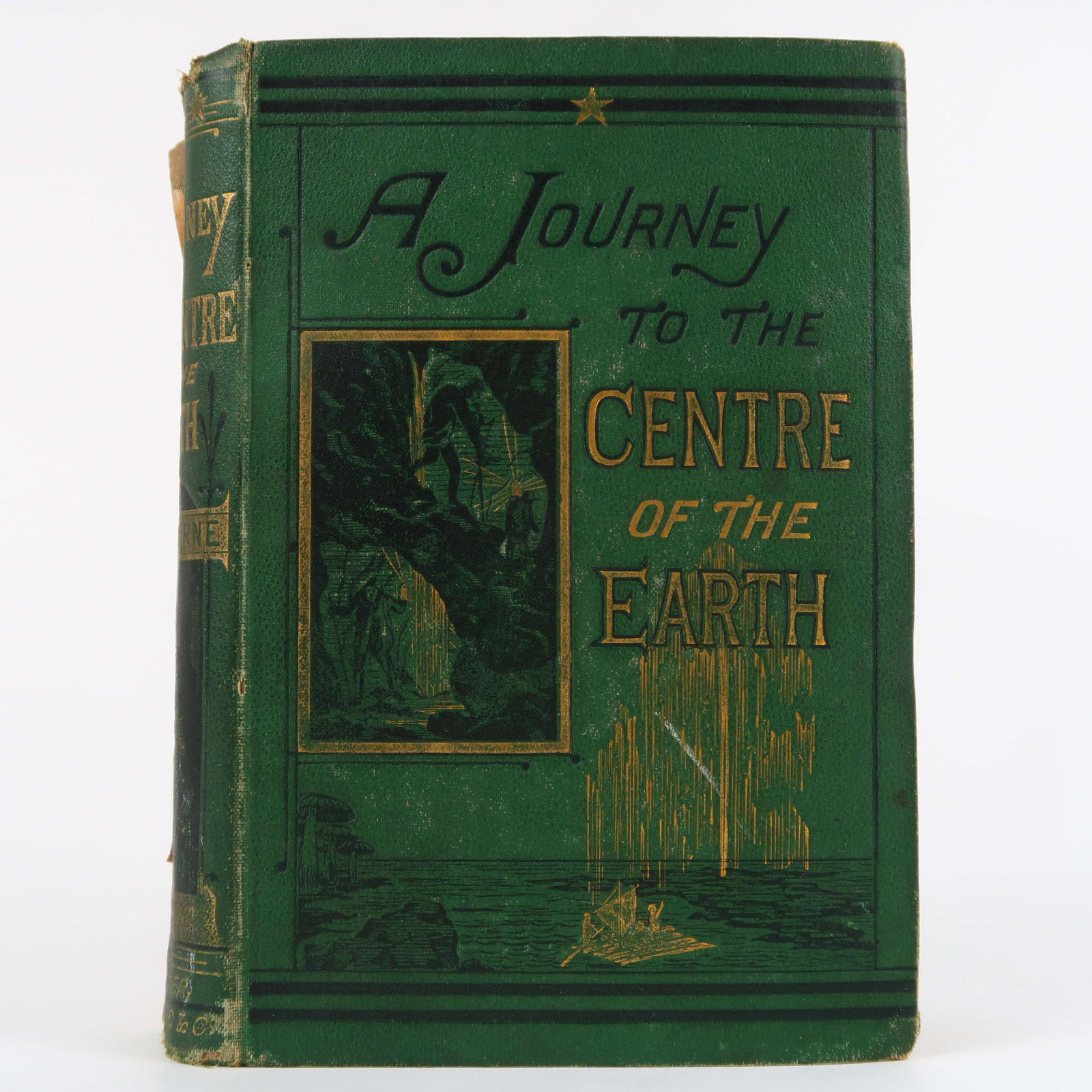 A Journey To The Centre Of The Earth by Jules Verne (Scribner, 1874) First/1st