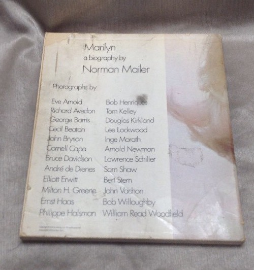 MARILYN Monroe, A biography by Norman Mailer 1967, Edition Paperback, & Poster.