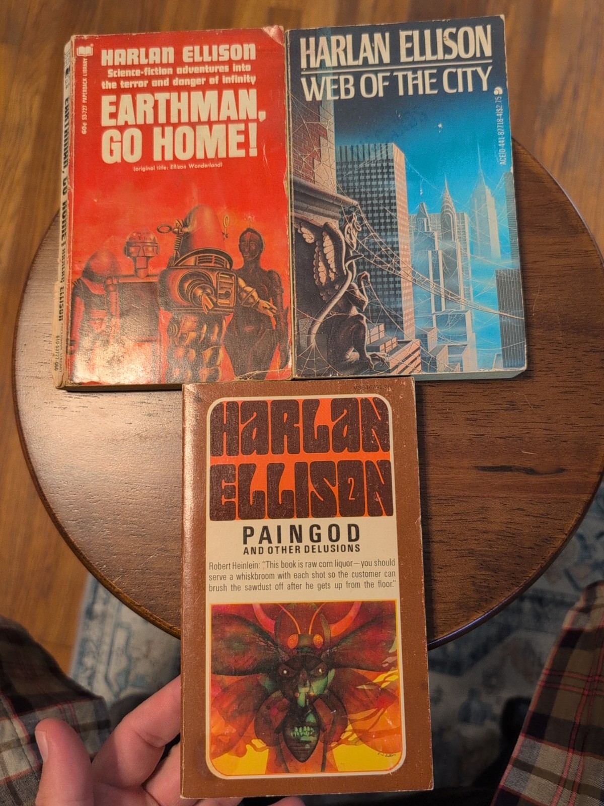 Harlan Ellison 3 Book Lot – Paingod And Other Delusions + Web Of The City PB’s