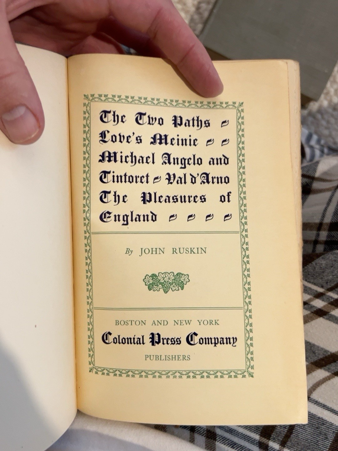 John Ruskin Colonial Press Complete 9 Vol Antique Hardcover Book Collection Set