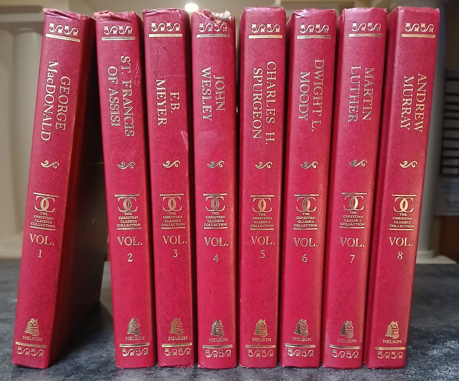 THE CHRISTIAN CLASSICS COLLECTION THE BEST FROM ALL HIS WORKS 8 VOLUME SET RARE!