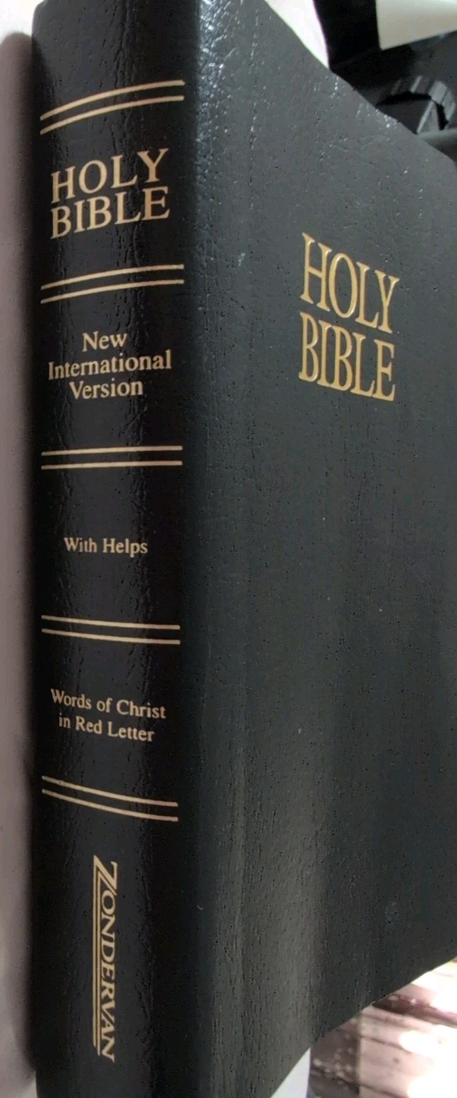 Holy Bible NIV With Helps Red Letter (2001, Faux Leather, Zondervan)