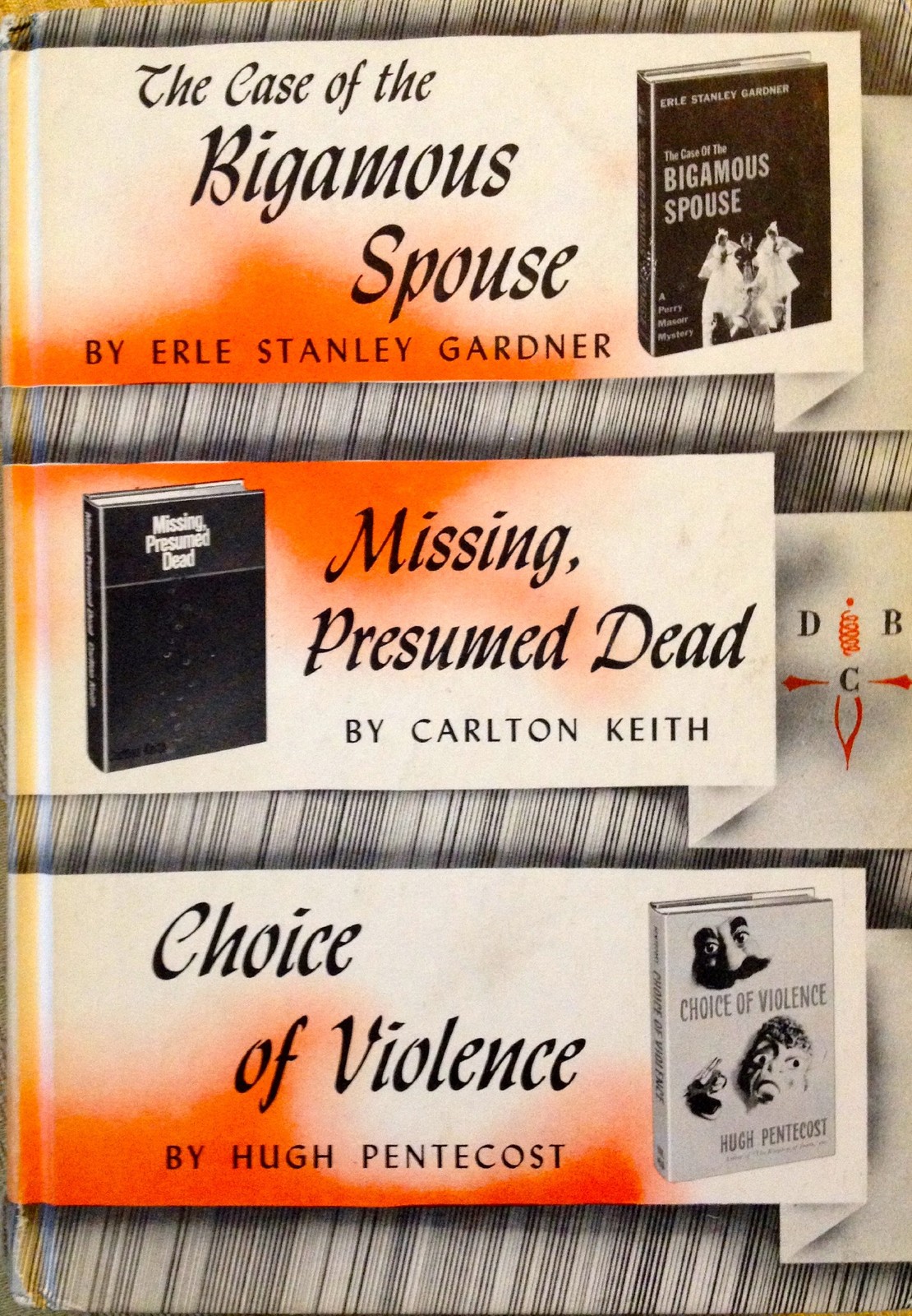 Detective Book Club (3 in 1) Bigamous Spouse,missing Presumed Dead and Choic…