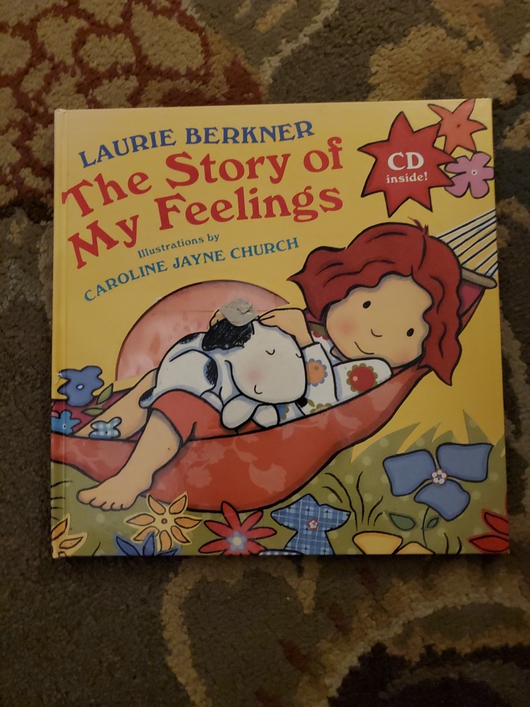 The Story of My Feelings by Laurie Berkner (2007, Hardcover) NO CD