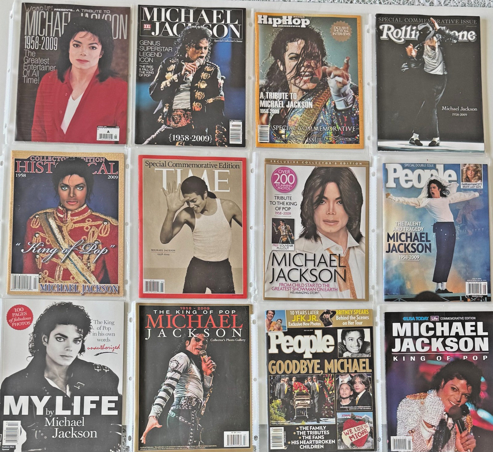 Michael Jackson Collectible Magazines- Lot of 12