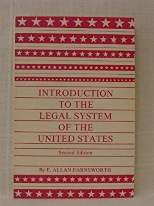 An Introduction to the Legal System of the United States Hardcove