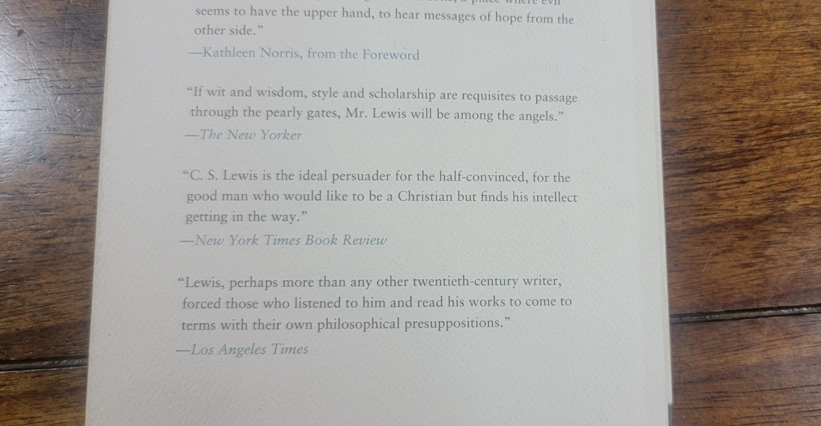 Mere Christianity by C. S. Lewis Harper One paperback Very Good