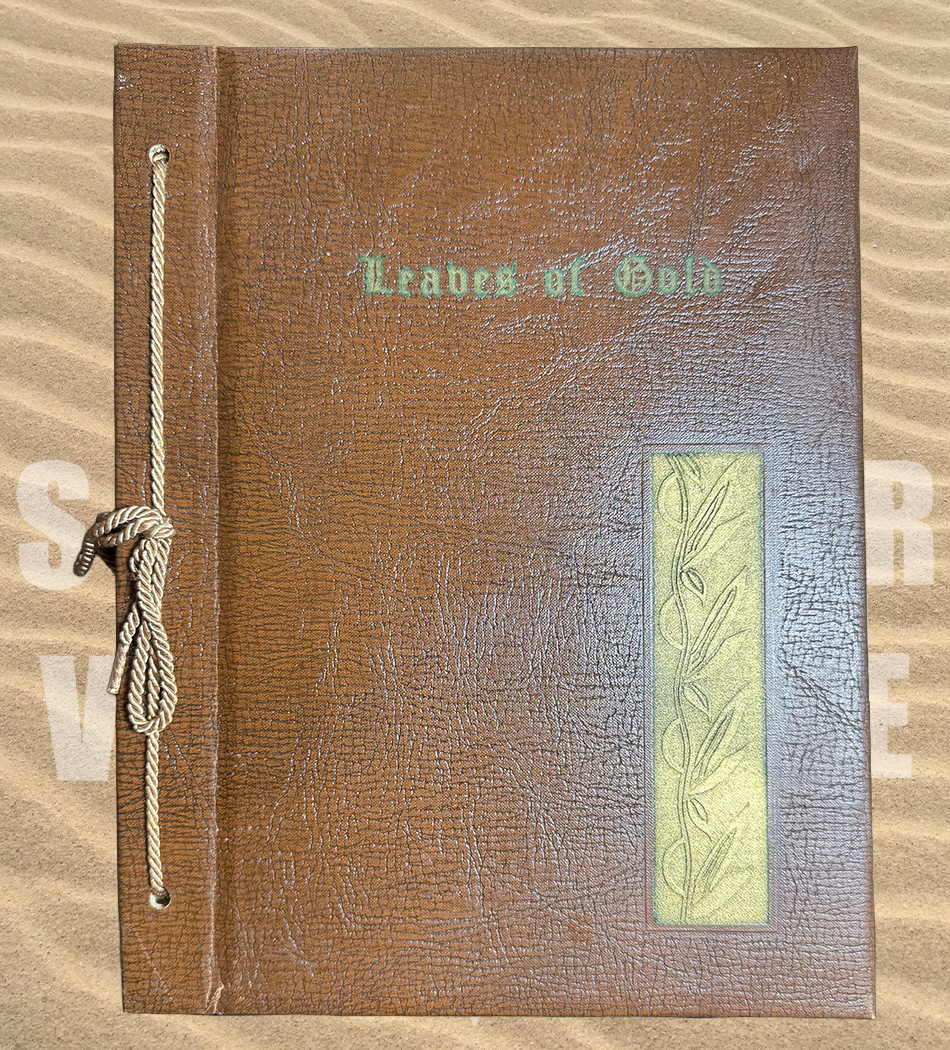 Vintage LEAVES OF GOLD An Anthology of Prayers Memorable Phrases 1948 HC GREAT