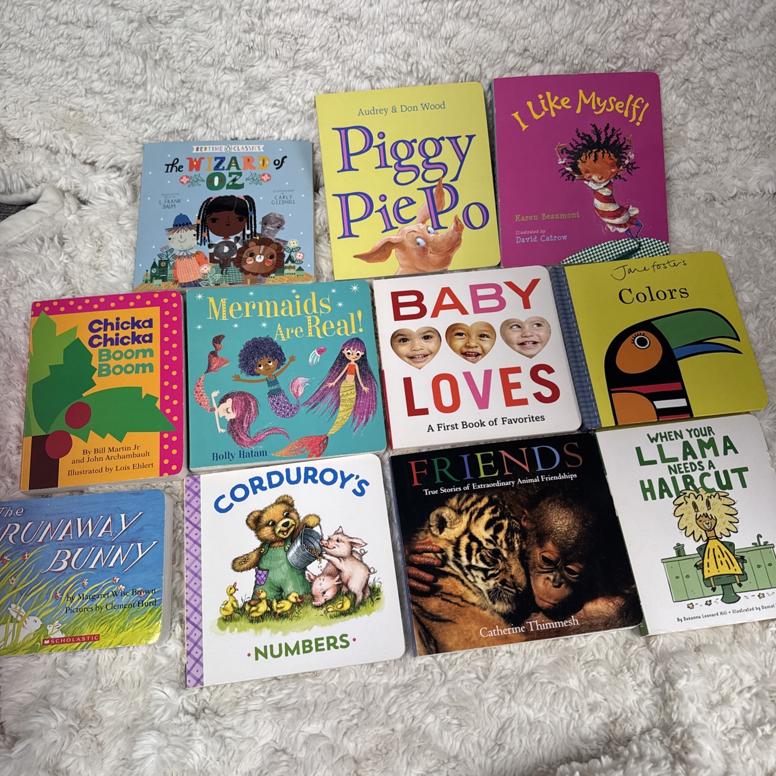 Lot Of 11 Baby/Kid Books – Reading- Cardboard Covers