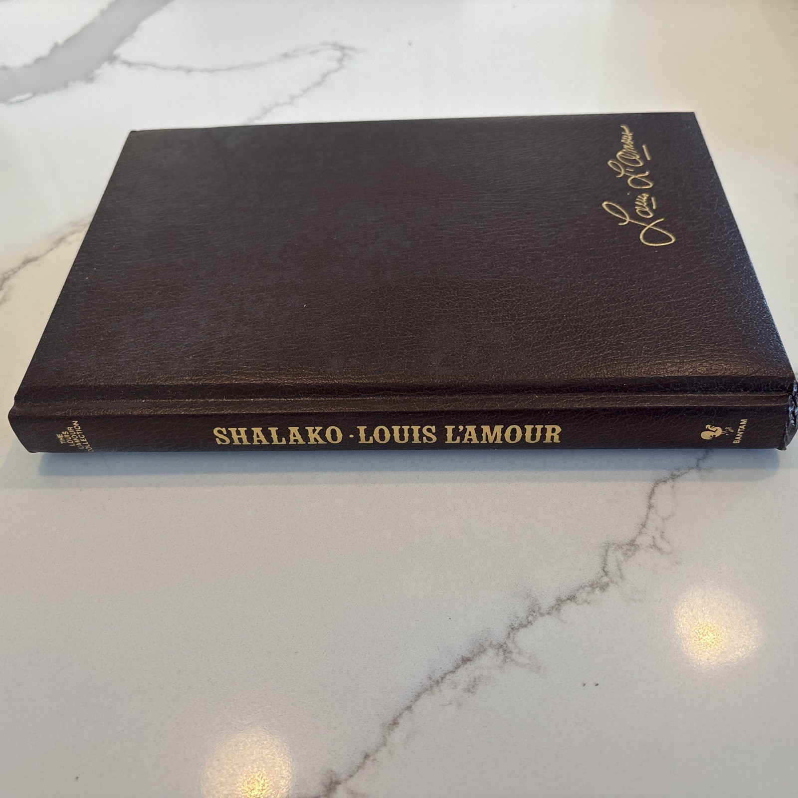 The Louis L’Amour Collection Bantam Leatherette Hardcover Edition Lot Of 8. O-14