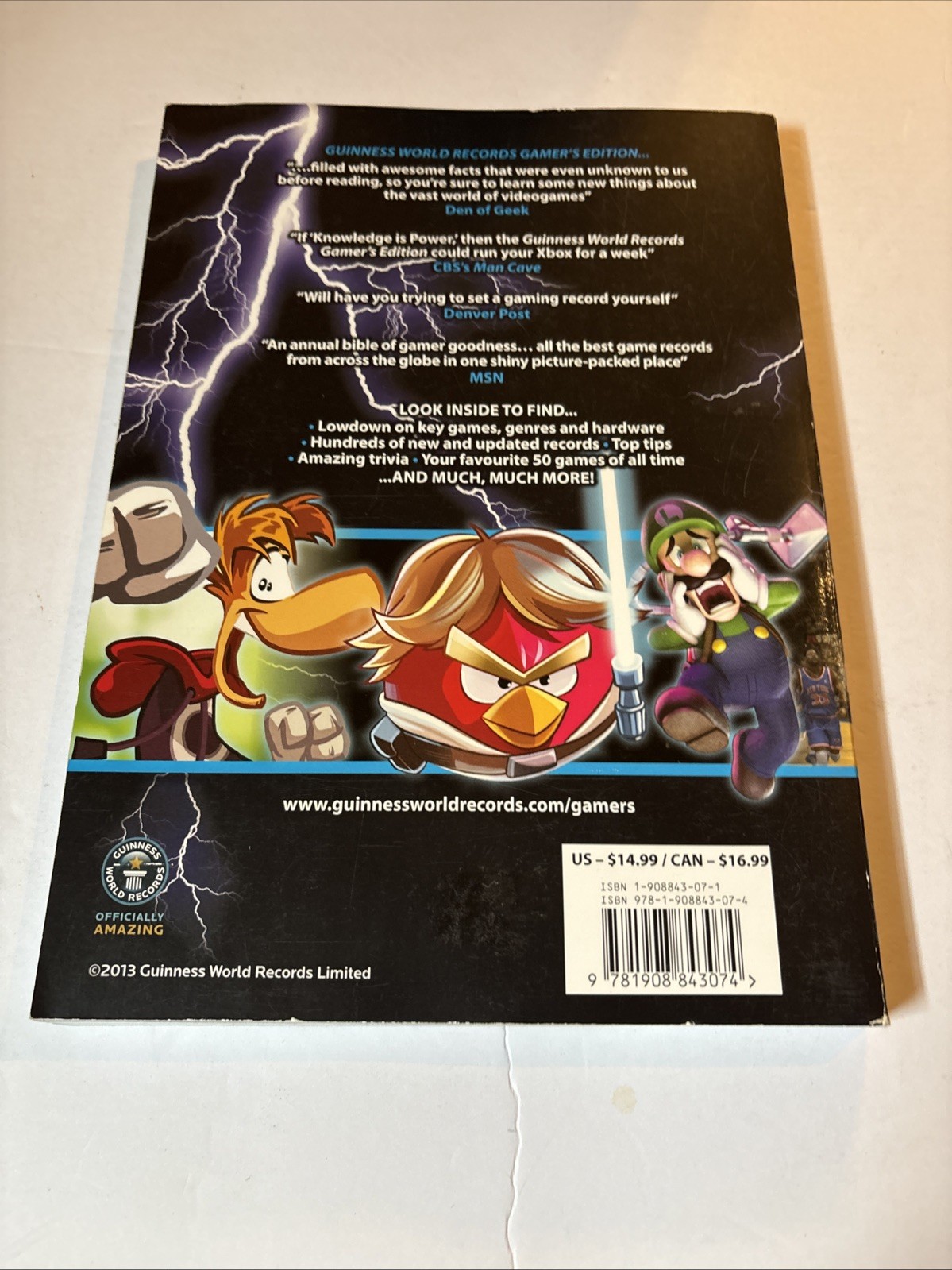 Game On! Guiness World Records Gamer’s Edition 4 Book Lot 2013 2014 2015 2018