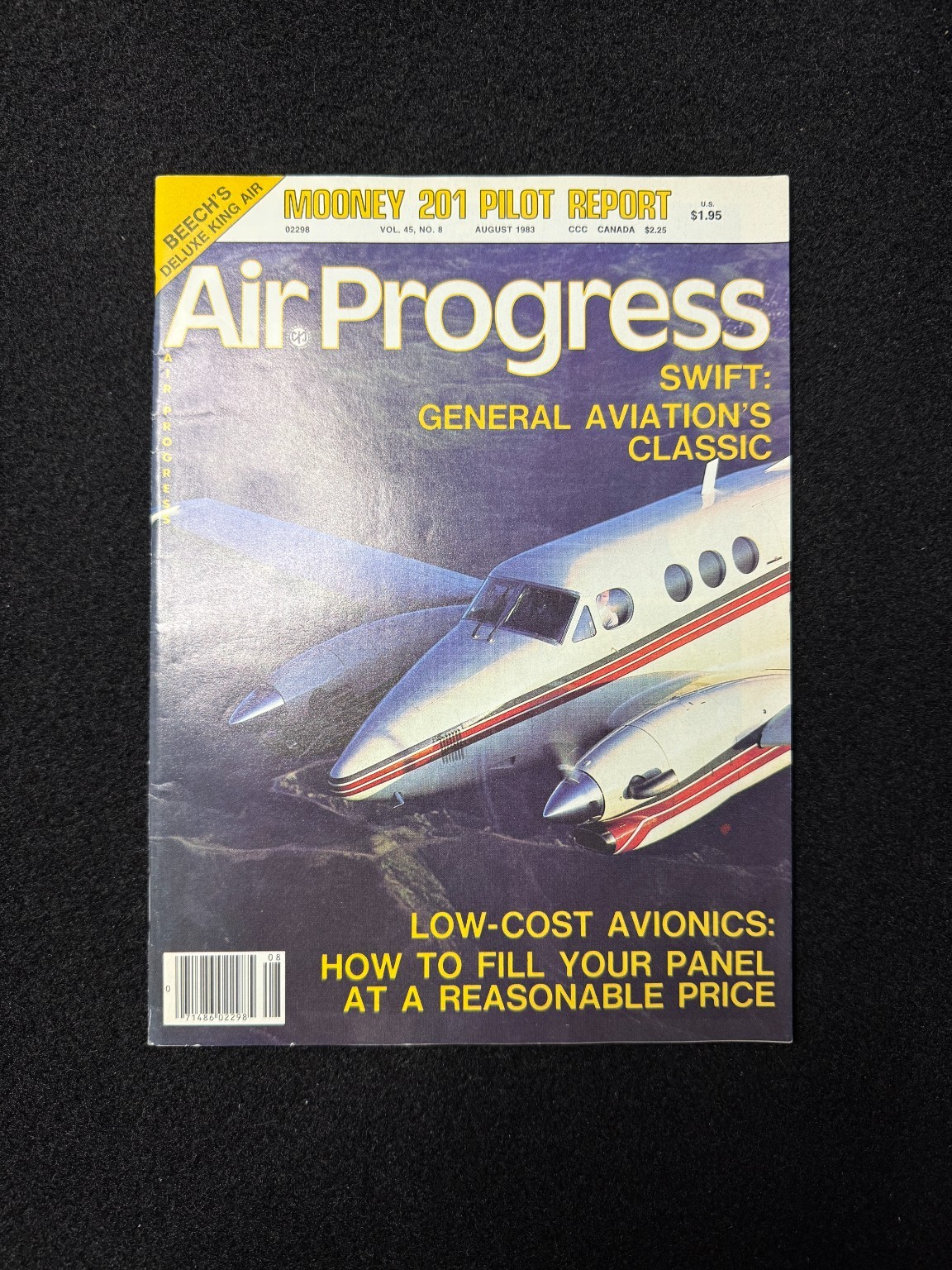 Air Progress Magazine August 1983 Swift Mooney 201 Pilot Report Aviation