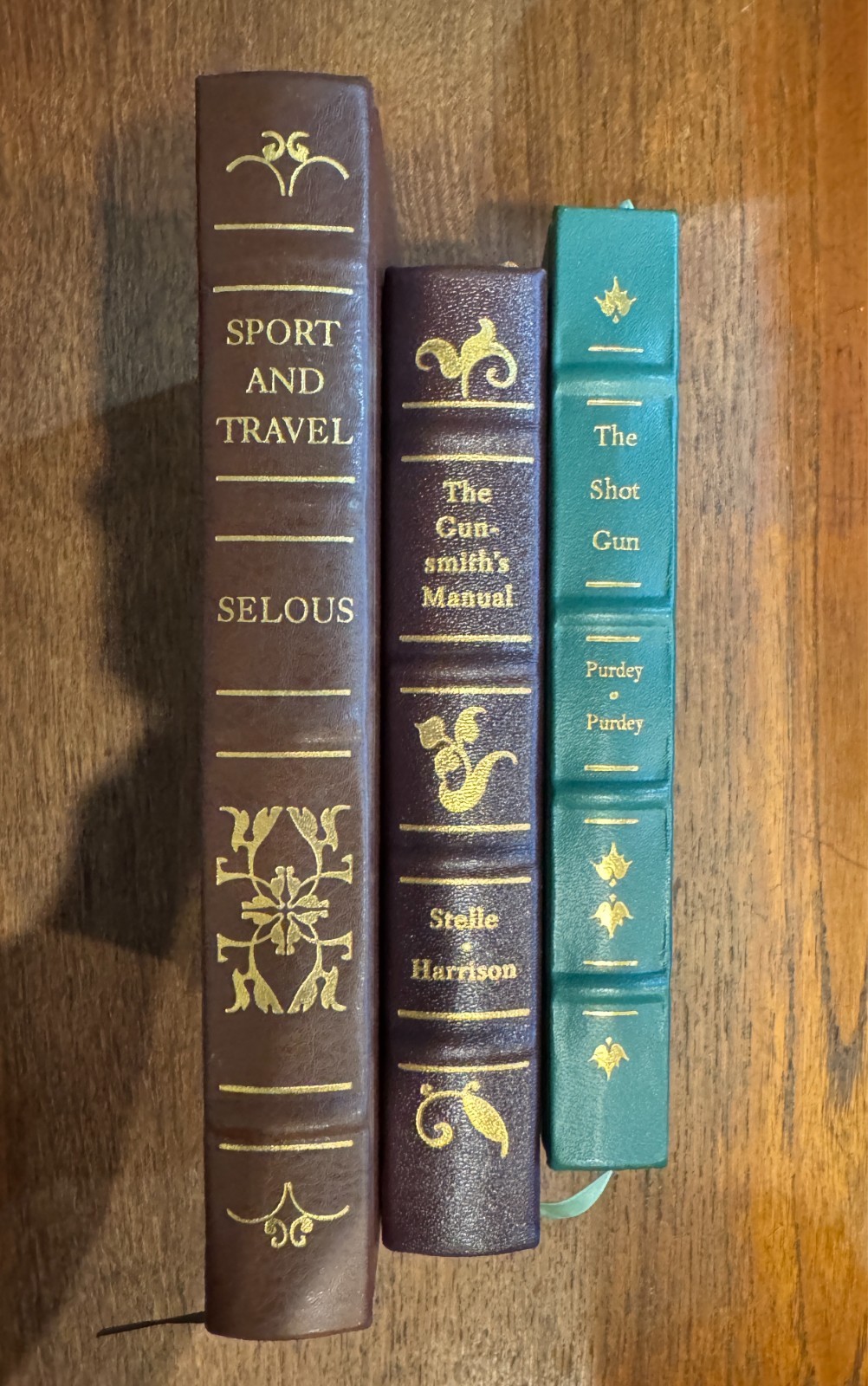 Lot of 3 The Firearms Classics Library (Leather Bound Special Editions)