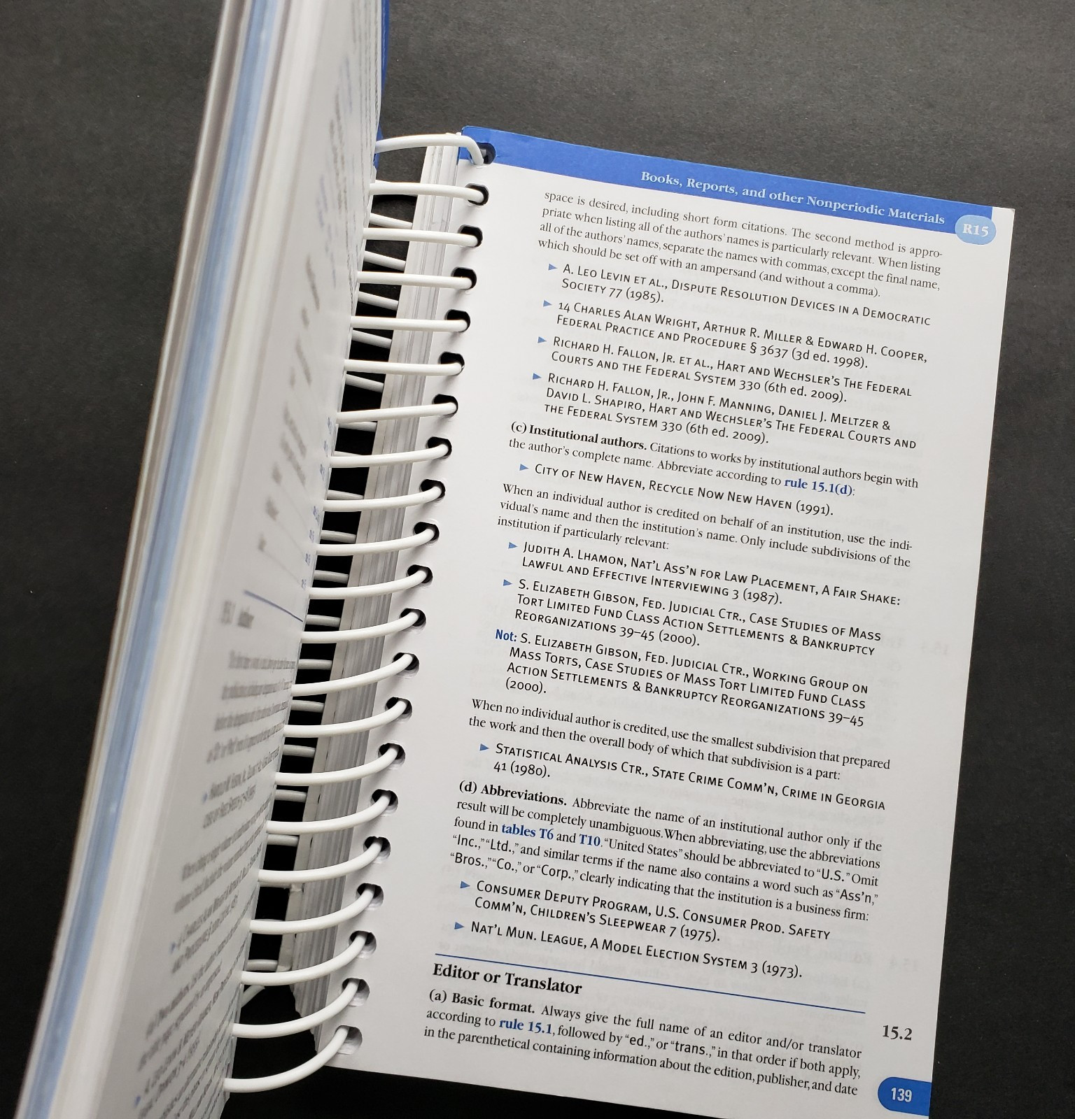 The Bluebook A Uniform System Of Citation Spiral Book 2013 – Law, Legal, Cases