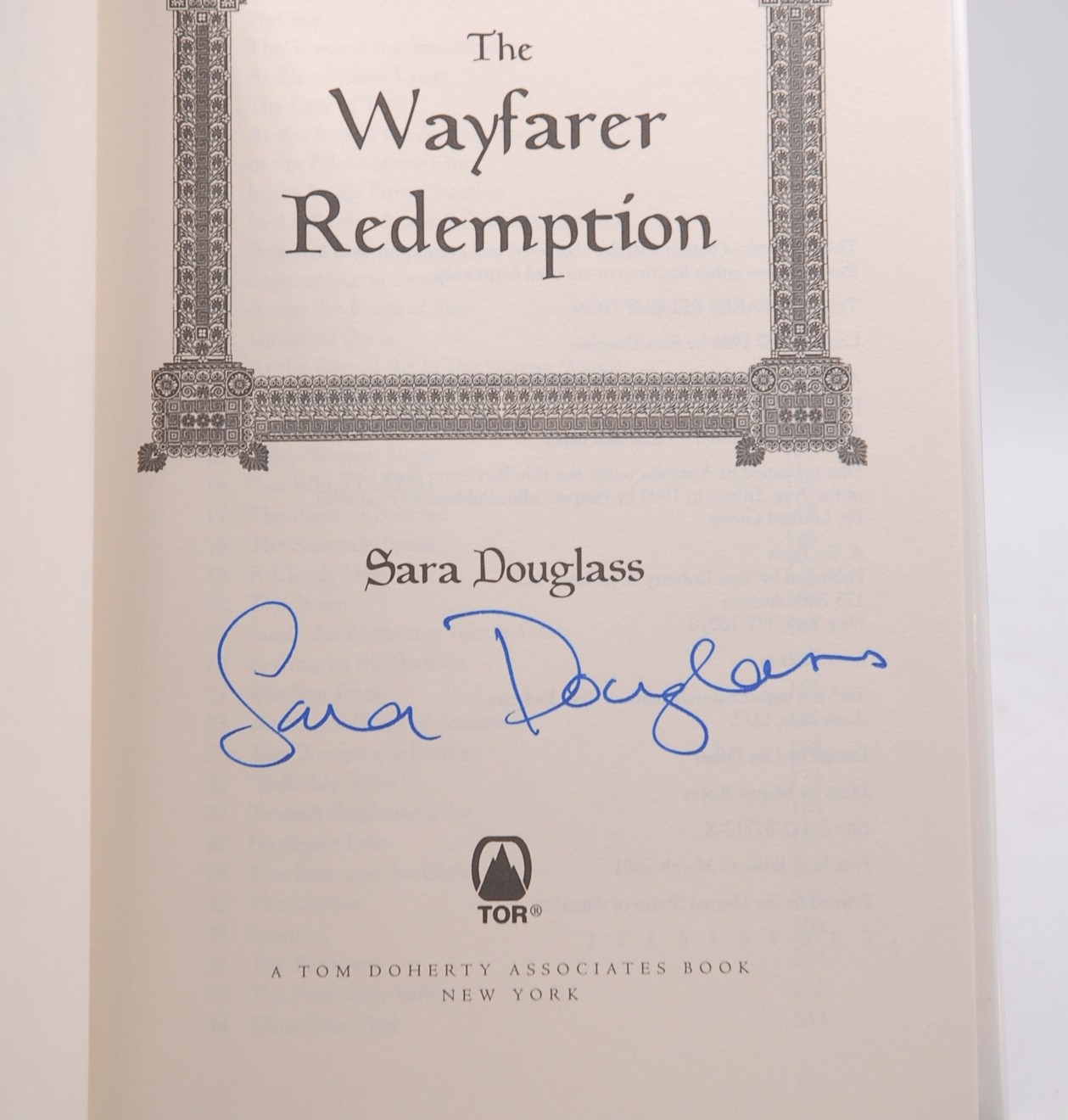 The Wayfarer Redemption, Book 1 – Douglass, Sara Tor Books hardcover Book