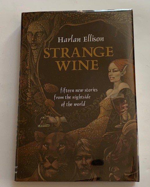 STRANGE WINE – 1ST. ED. BY HARLAN ELLISON INSCRIBED TO POET NATHANIEL TARN