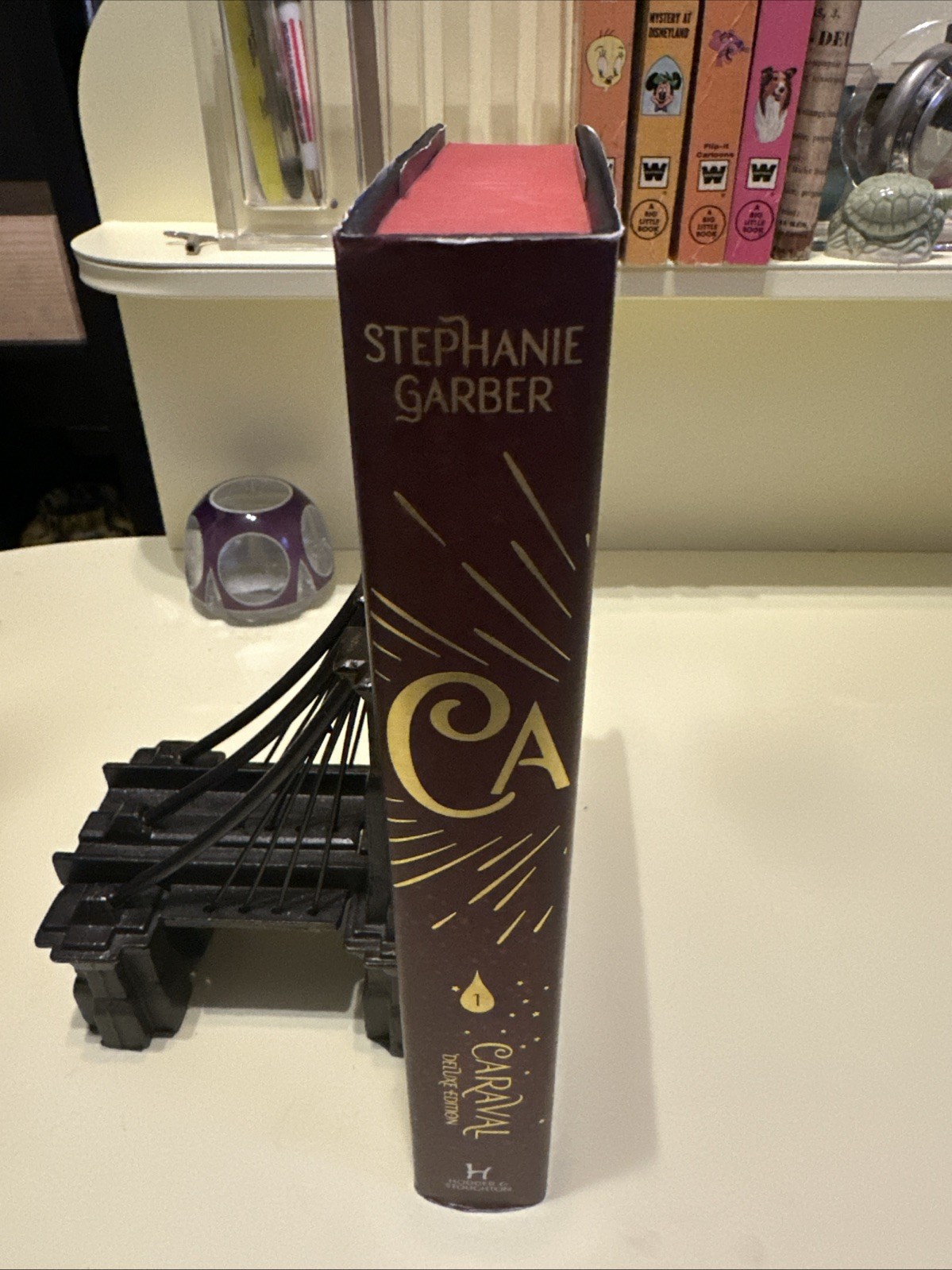 CARAVAL DELUXE EDITION STEPHANIE GARBER HC RARE COLLECTIBLE SIGNED BOOK C3