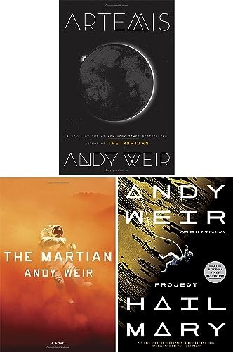 Andy Weir’s 3-Book Collection Set (Project Hail Mary, Artemis, the Martian)