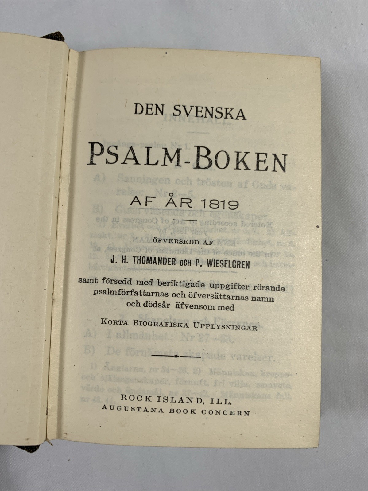 Den Svenska Psalm-Boken (Swedish) Pocket Size