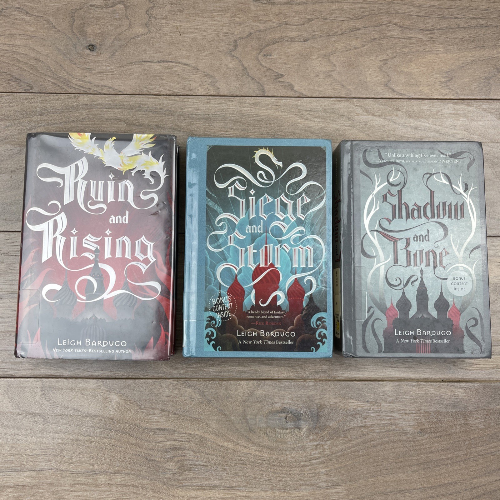 Shadow and Bone The Grisha Trilogy Books 1-3 Square Fish Hardcover Leigh Bardugo