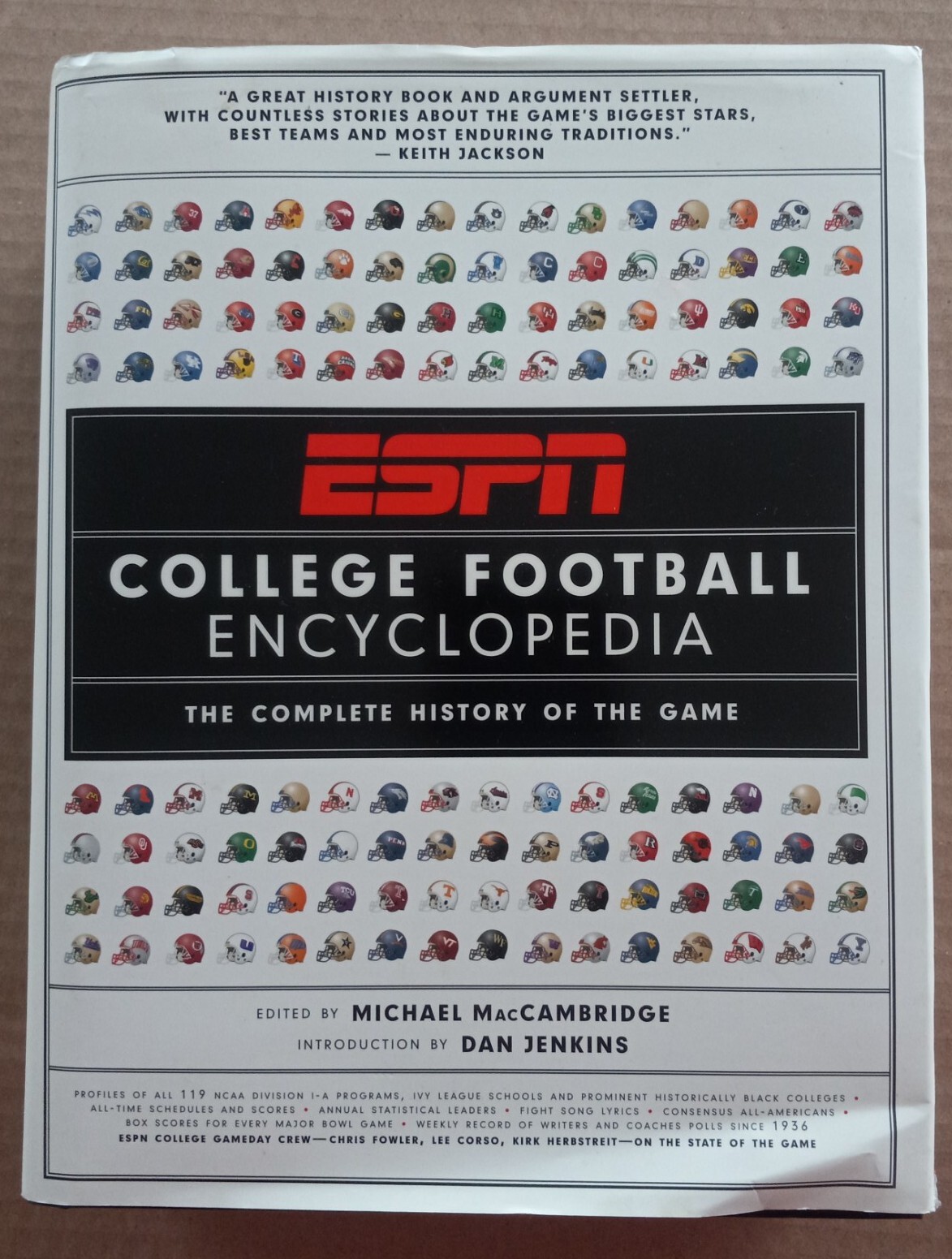 ESPN College Football Encyclopedia Published 2005 With 1,630 Pages Of…