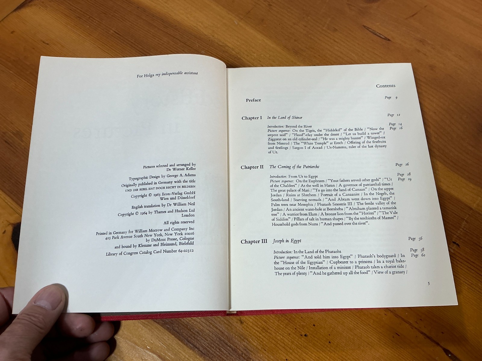 The Bible as History in Pictures by Werner Keller 329 Illustrations 1964 HC/DJ