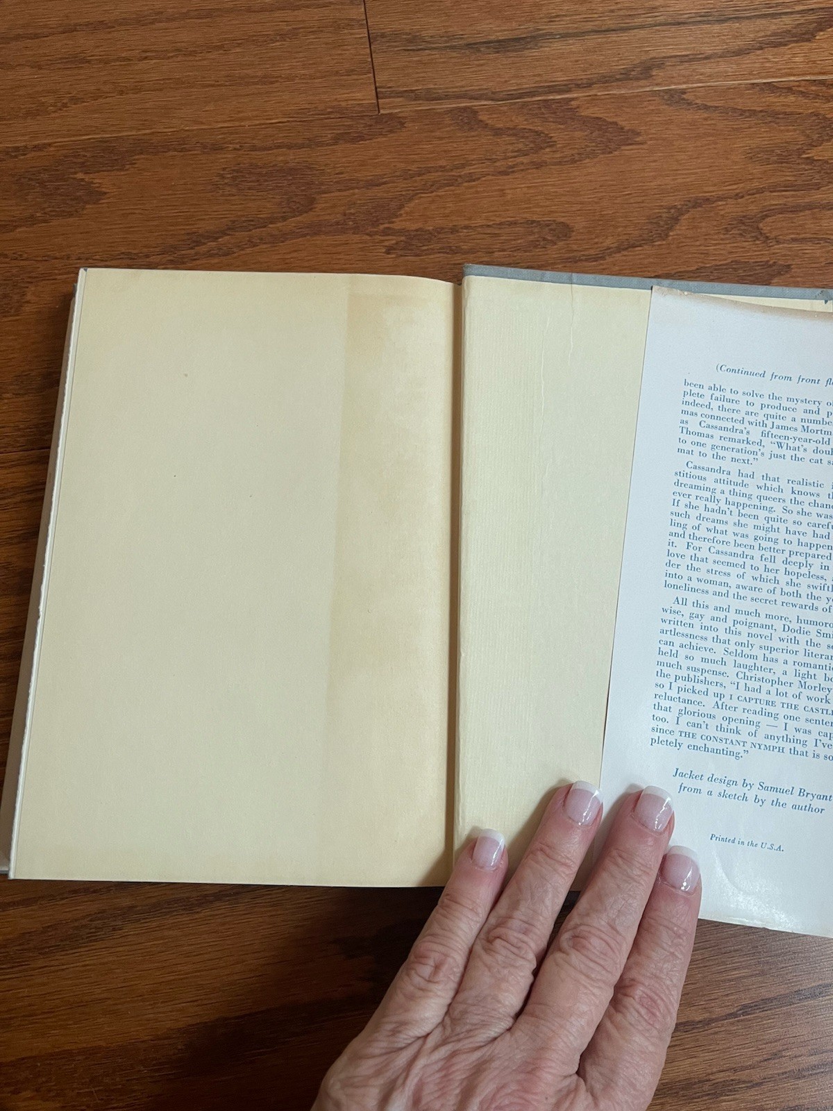 I Capture the Castle Dodie Smith 1948 Little Brown Book Club Edition w/ DJ HC
