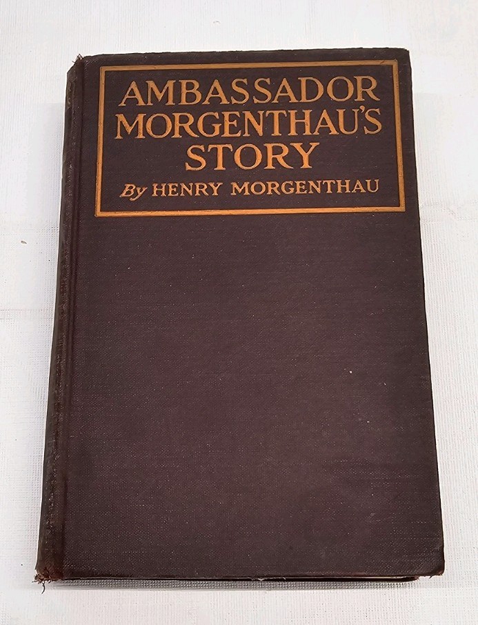 AMBASSADOR MORGENTHAU’S STORY Armenian Genocide Signed Inscribed 1926 HC Book