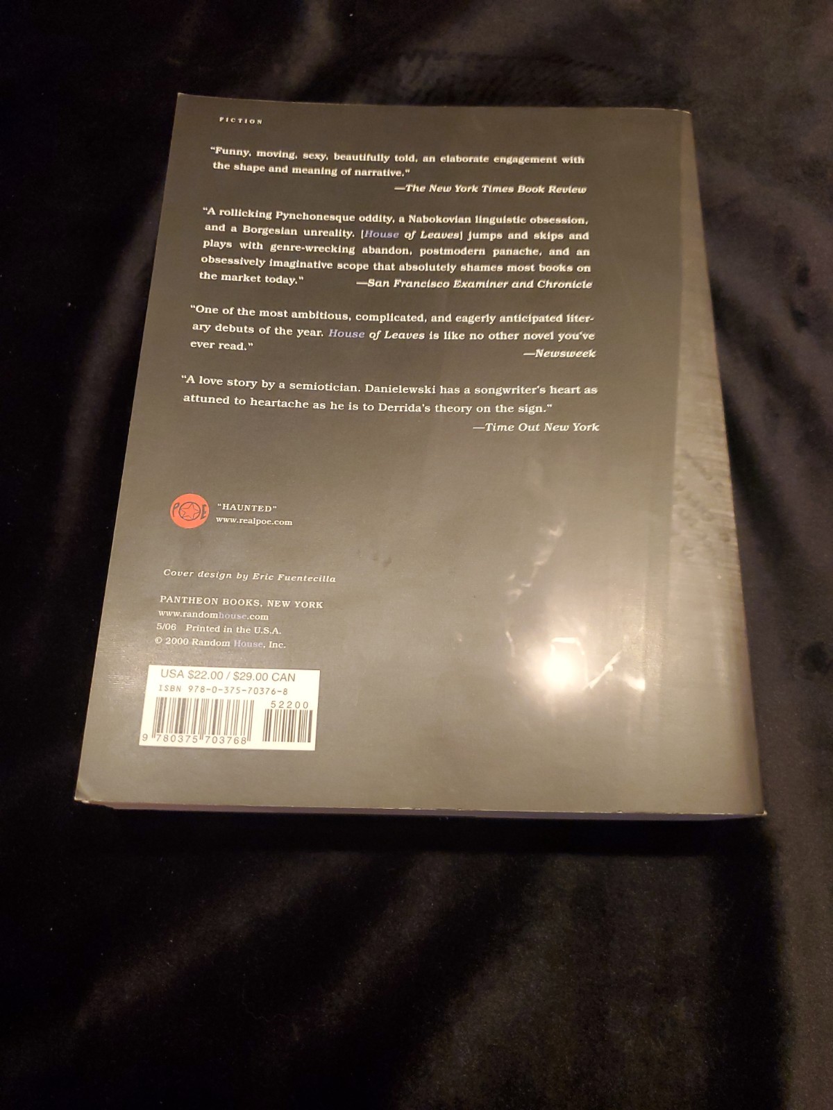 House of Leaves Mark Z. Danielewski Color Edition 2006 Printing UNREAD