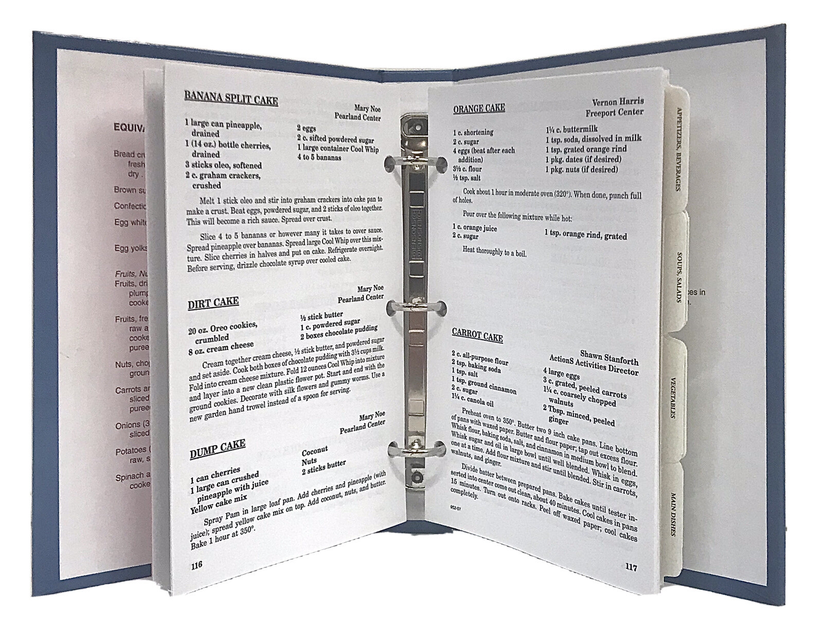 Tried & True Recipes Cookbook 2007 Actions, Inc. Of Braziria County 164 Pages