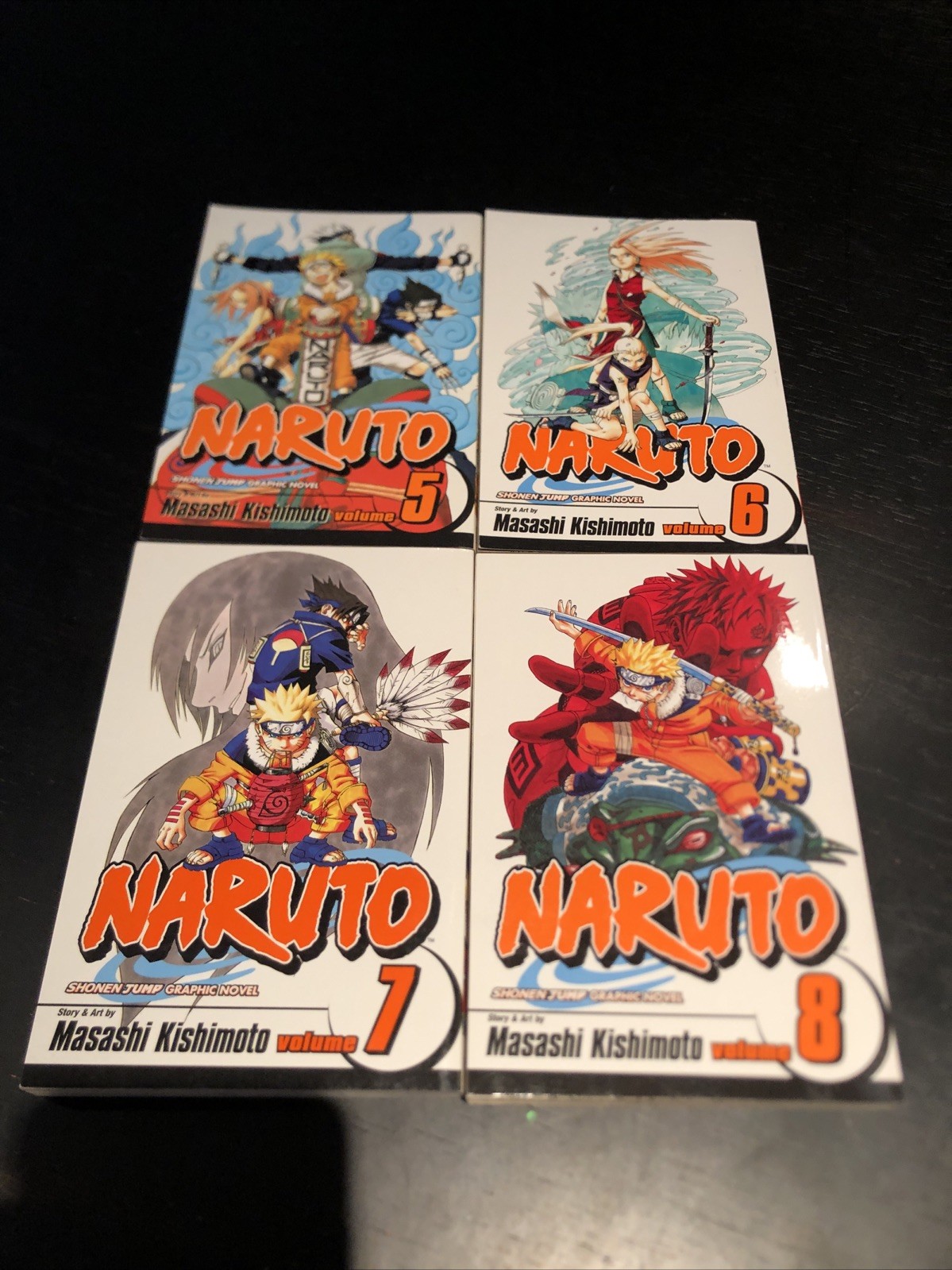Naruto Manga Lot Volumes 1-24 Masashi Kishimoto Viz Anime Shonen CULT HTF NM