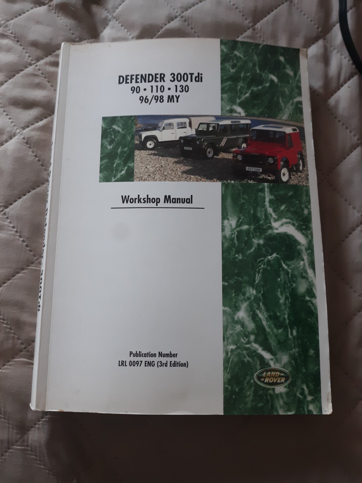 Land Rover Defender 300Tdi Workshop Manual (1996–1998 MY) – LRL 0097 ENG 3rd Ed