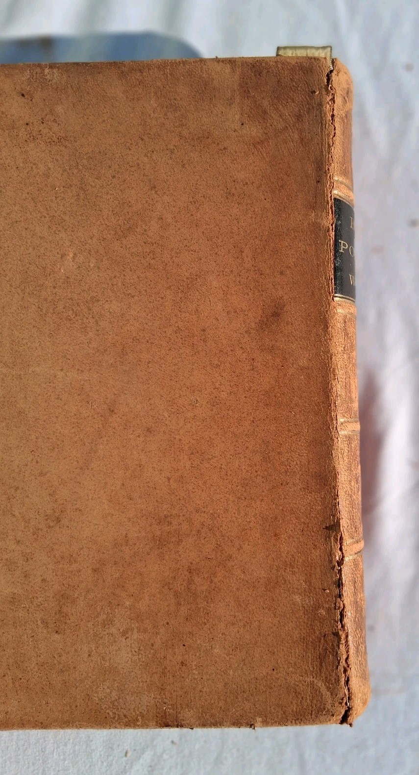 Poetical Works of Robert Burns Leather cover 1800s