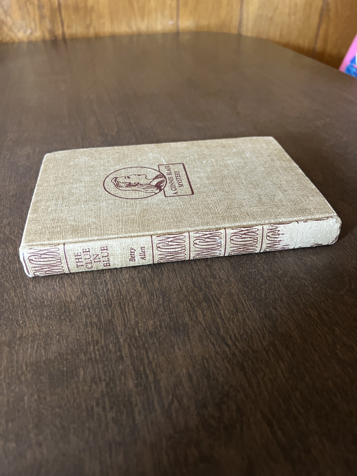 betsy Allen The Clue in Blue A Connie Blair Mystery 1948 hardcover no dj