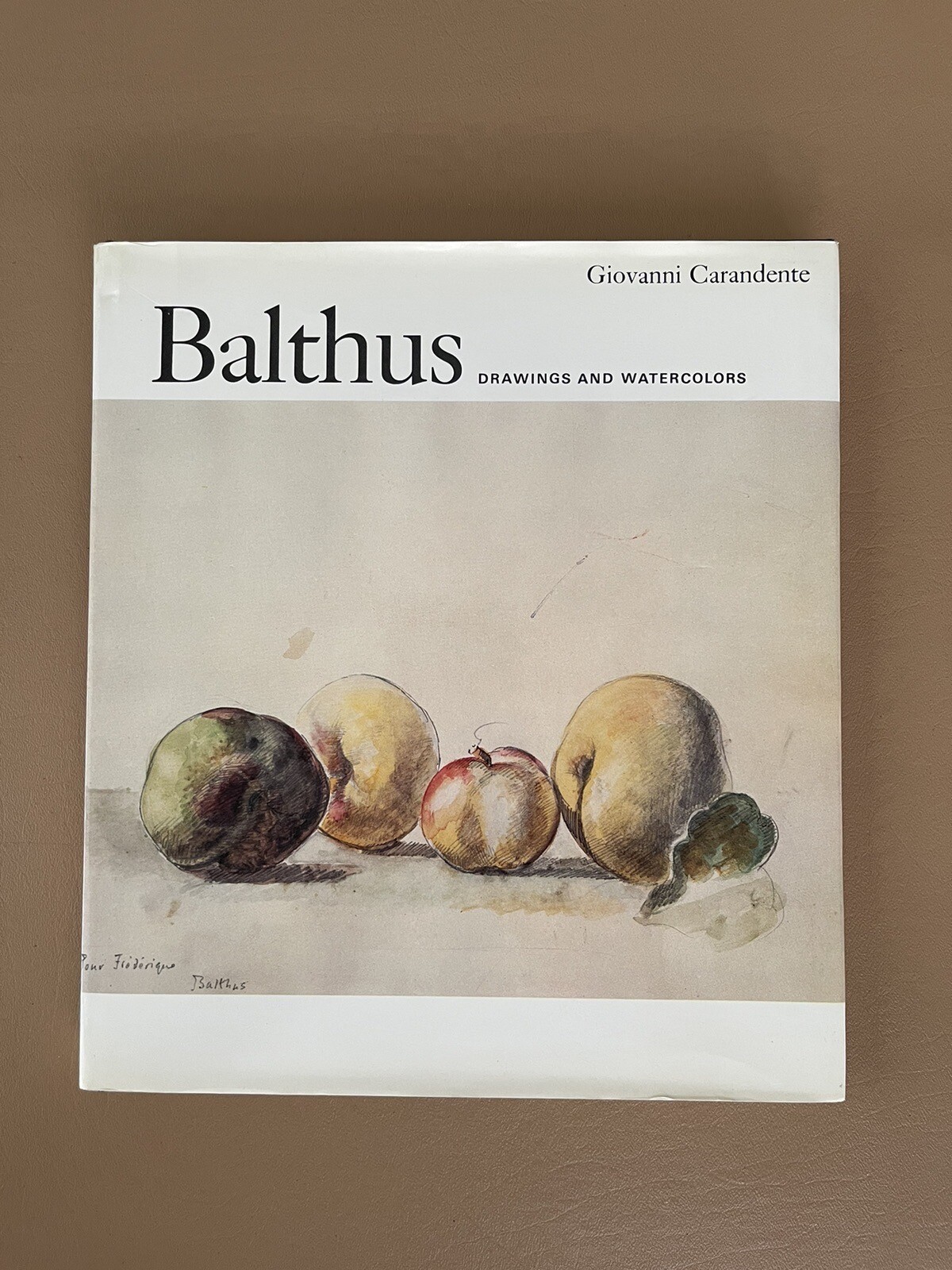 Balthus: Drawings and Watercolors. Giovanni Carandente 1982 First Edition HC