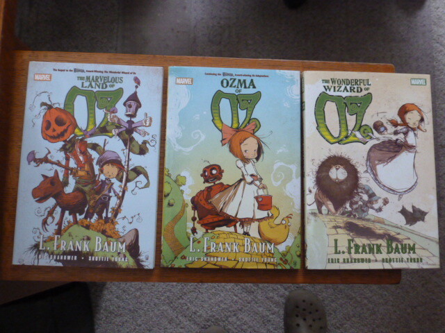 :) 3 L. Frank Baum Oz HC books: Marvelous Land, Ozma, Wonderful Wizard –NICE–