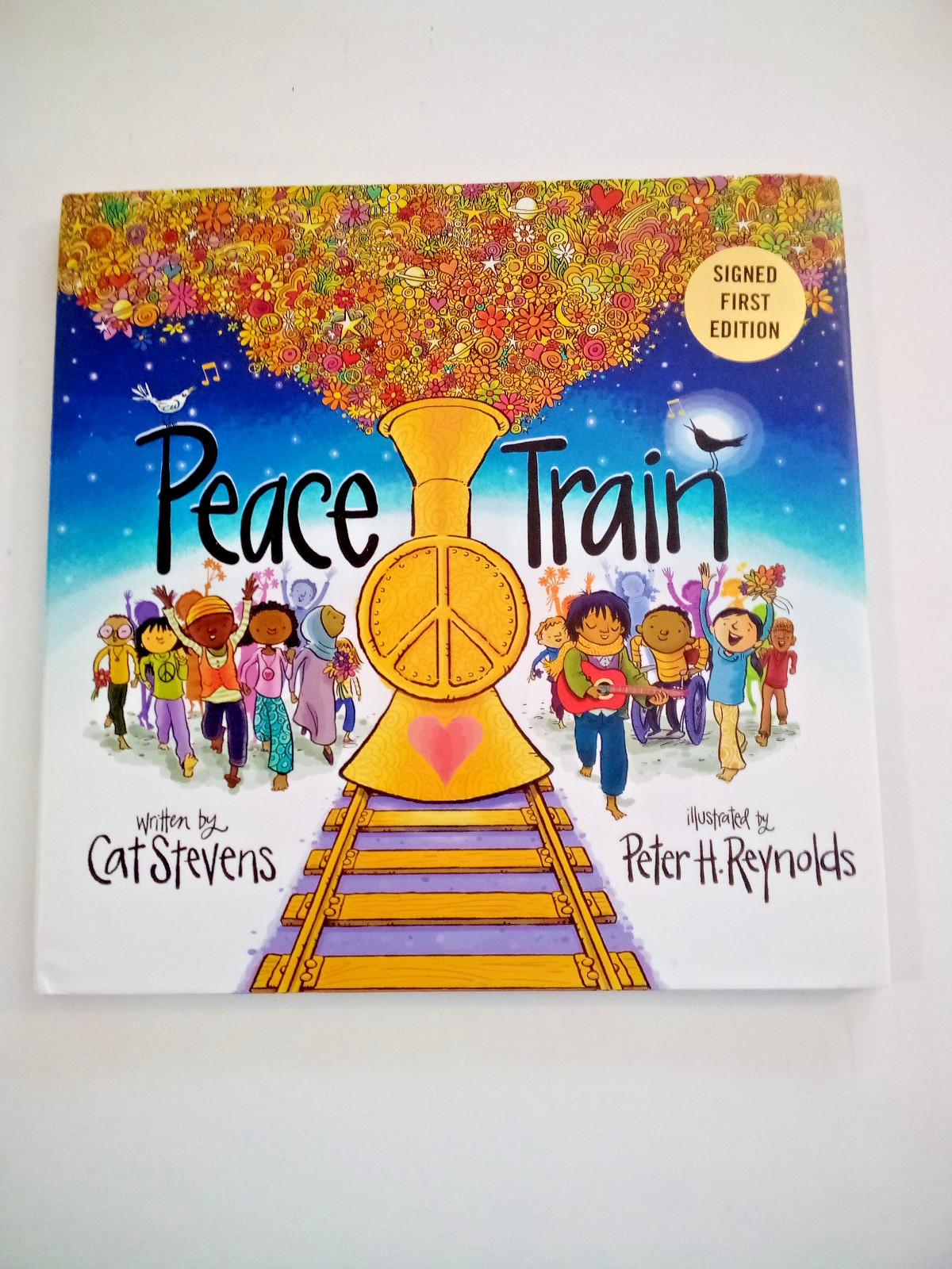 SIGNED! Cat Stevens/Yusuf Islam Peace Train. 2021 HC 1st edition Picture Book
