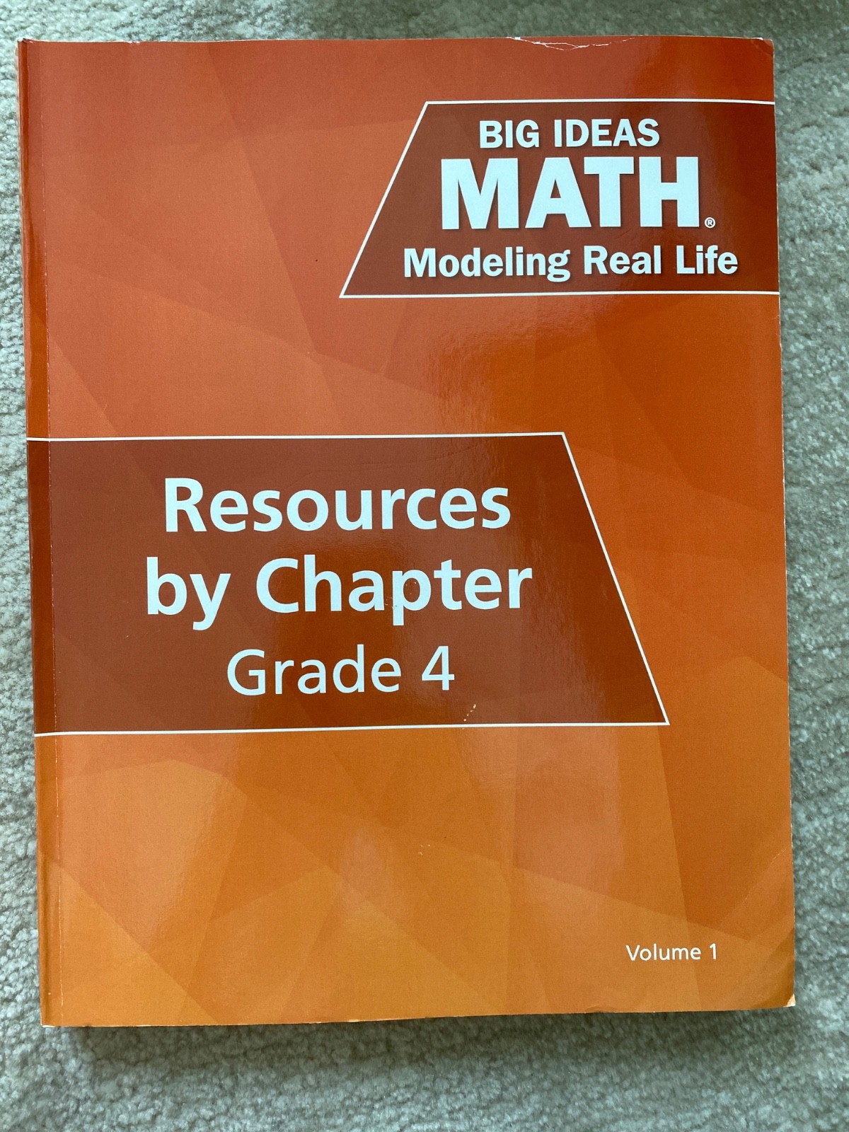 Big Ideas Math Resources by Chapter Grade 4 vol 1