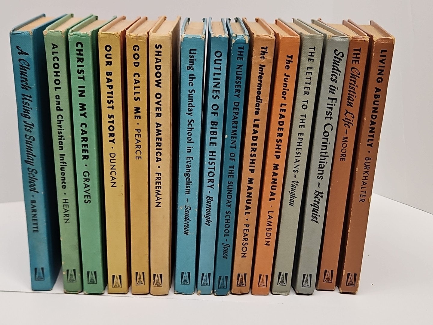 Lot Of 15 Vintage Convention Press Southern Baptist Church Studies 40s 50s 60s