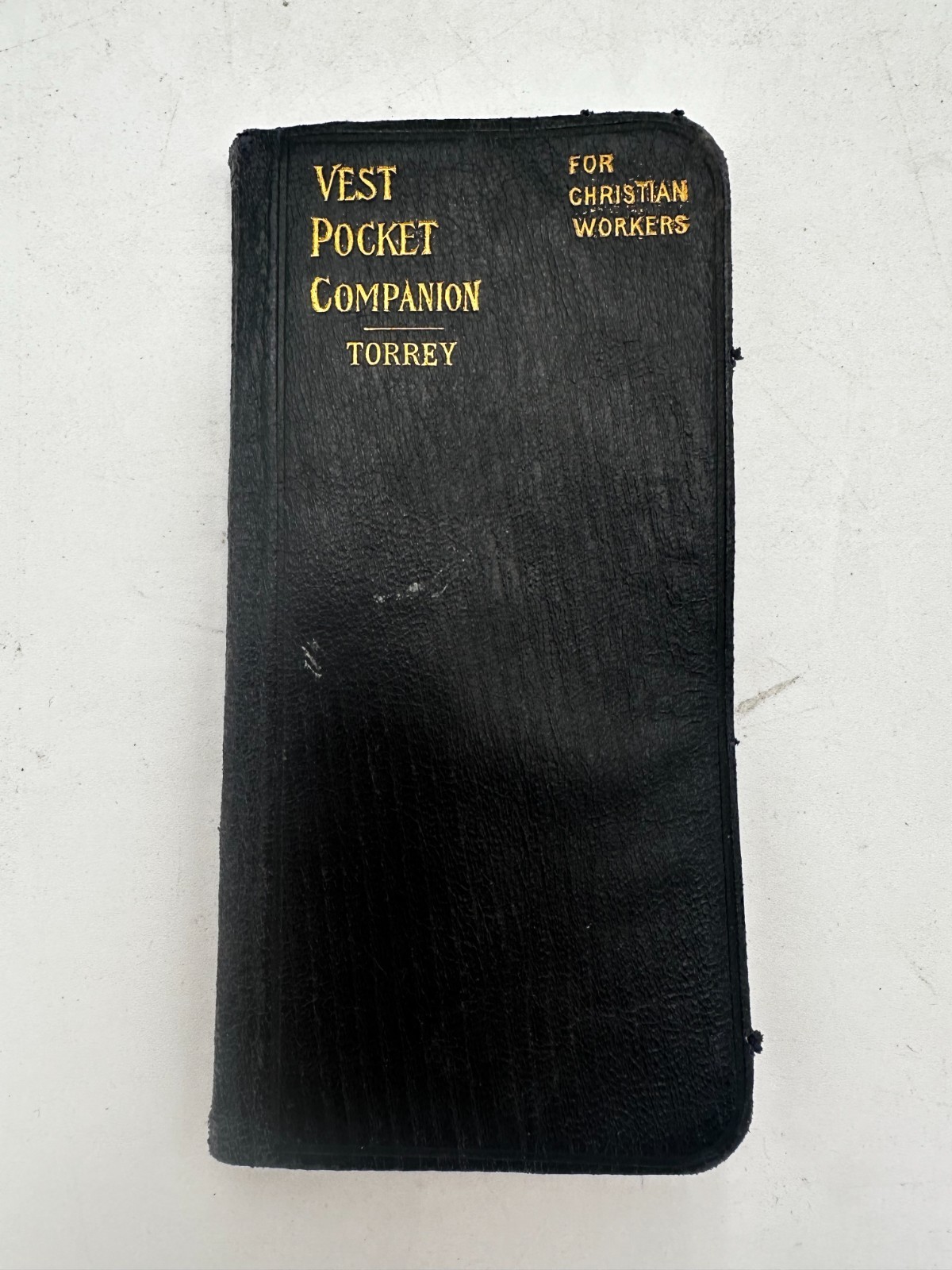 1895 TRUE FIRST EDITION Vest Pocket Companion Christian Workers RA Torrey REVELL