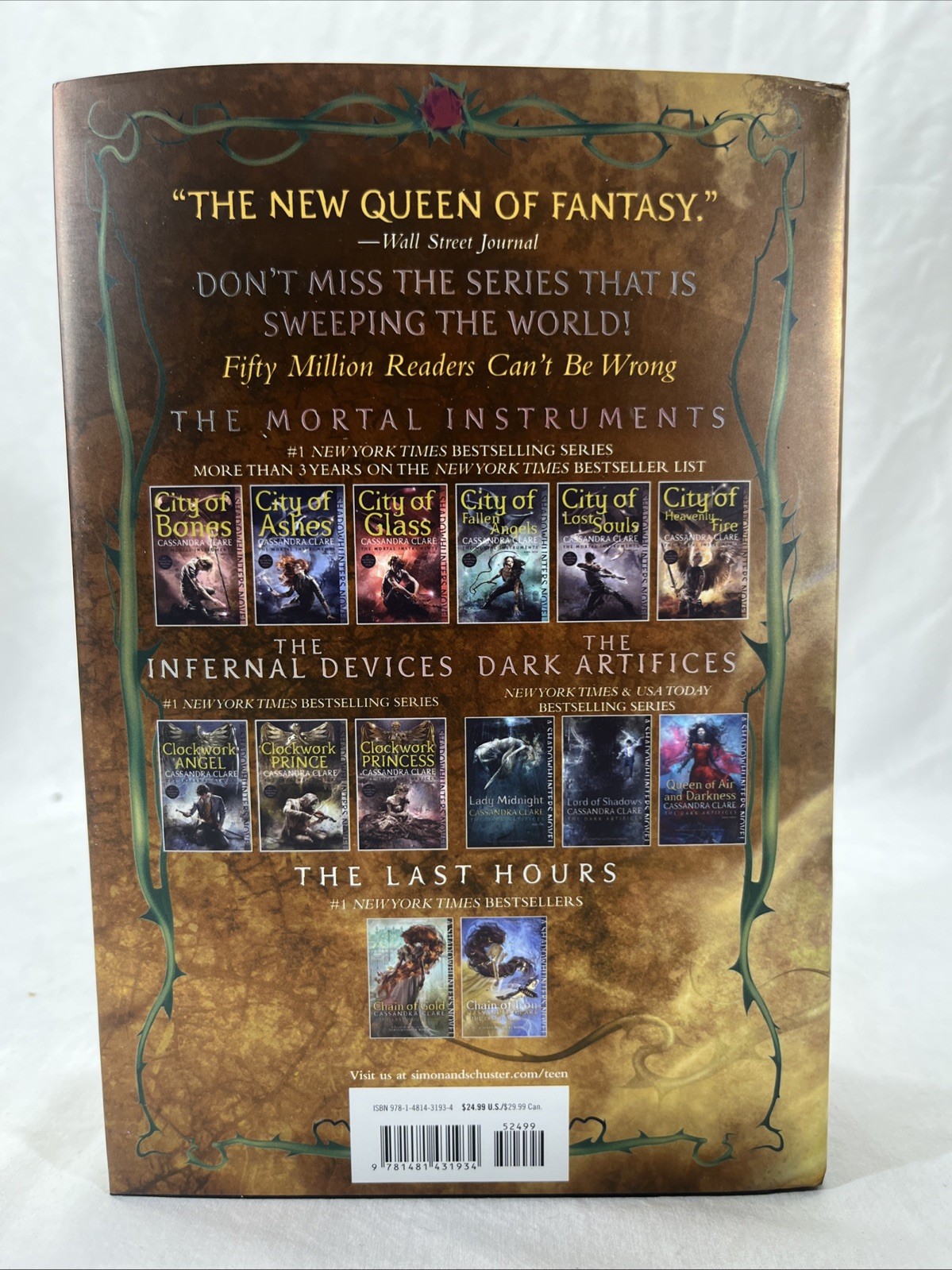 The Last Hours Complete Collection (Boxed Set): Chain of Gold Chain of I – GOOD