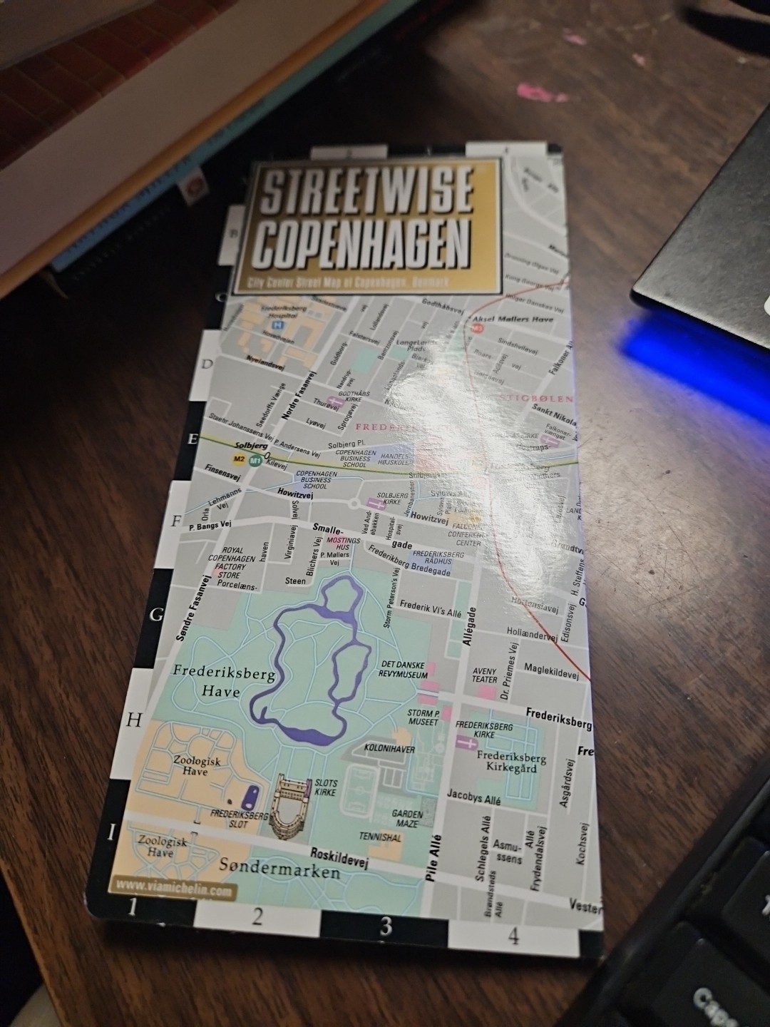 Streetwise Copenhagen Map – Laminated City Center Street Map of Copenhagen, Denm