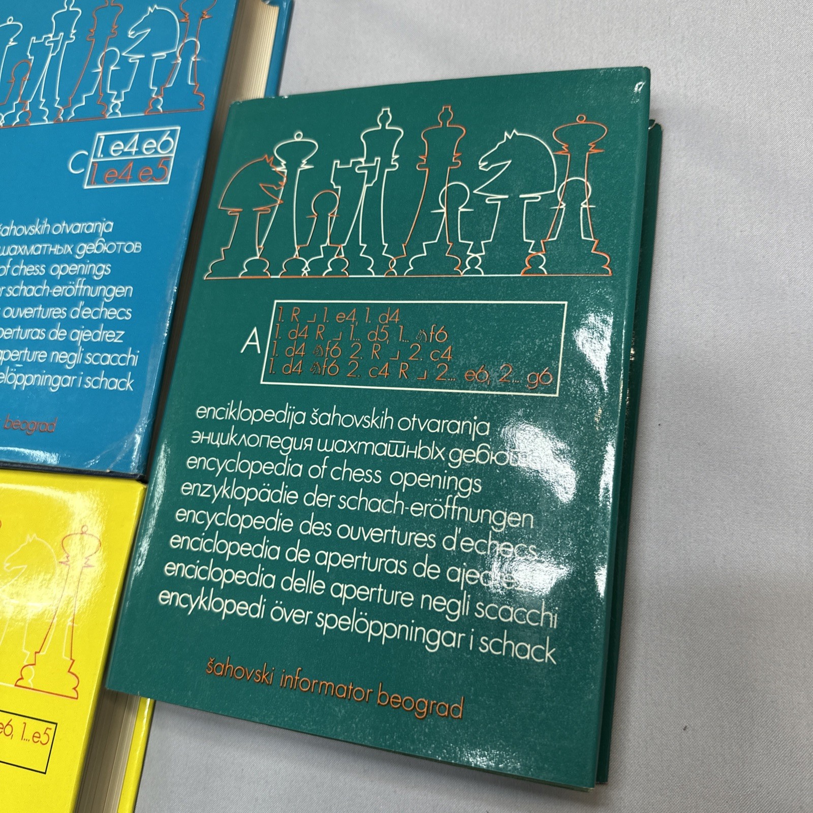 Encyclopedia of Chess Openings A–E Complete 5 Vol Set VG+ w/Dust Jackets
